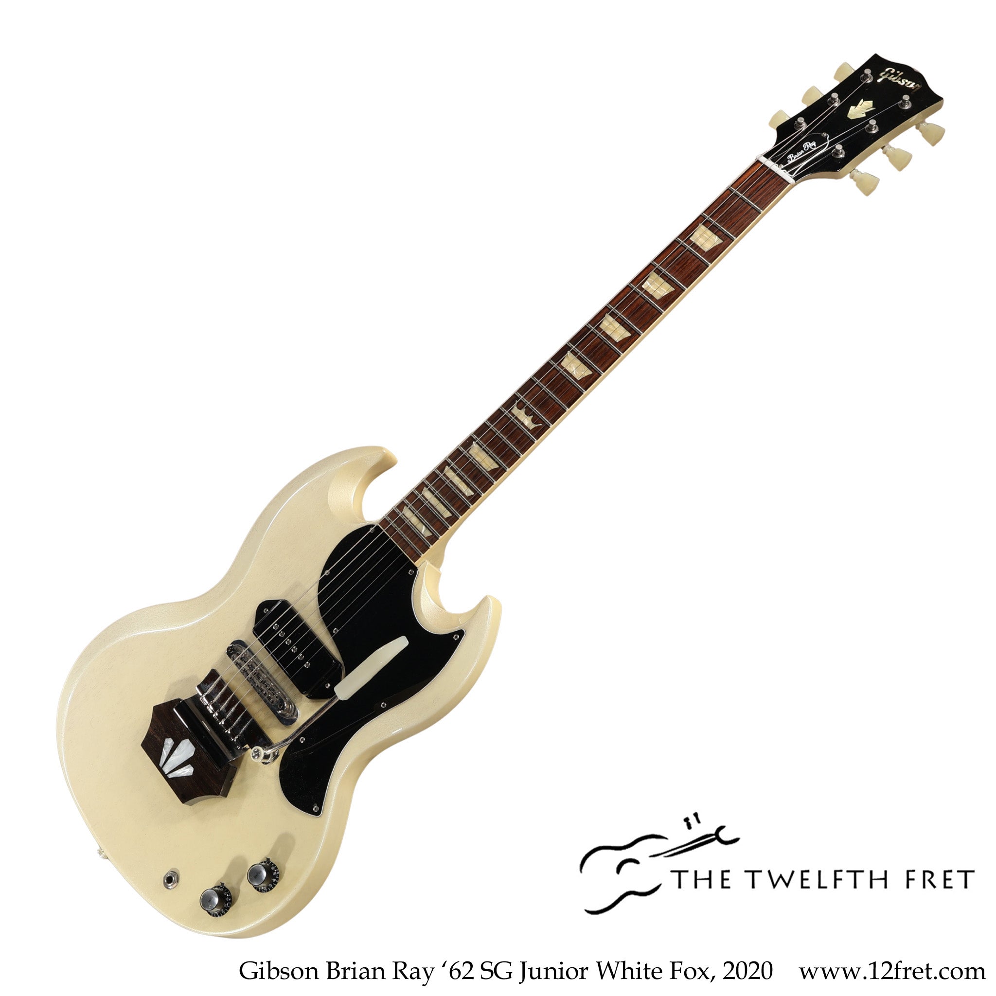 Gibson Brian Ray '62 SG Junior White Fox, 2020 - The Twelfth Fret