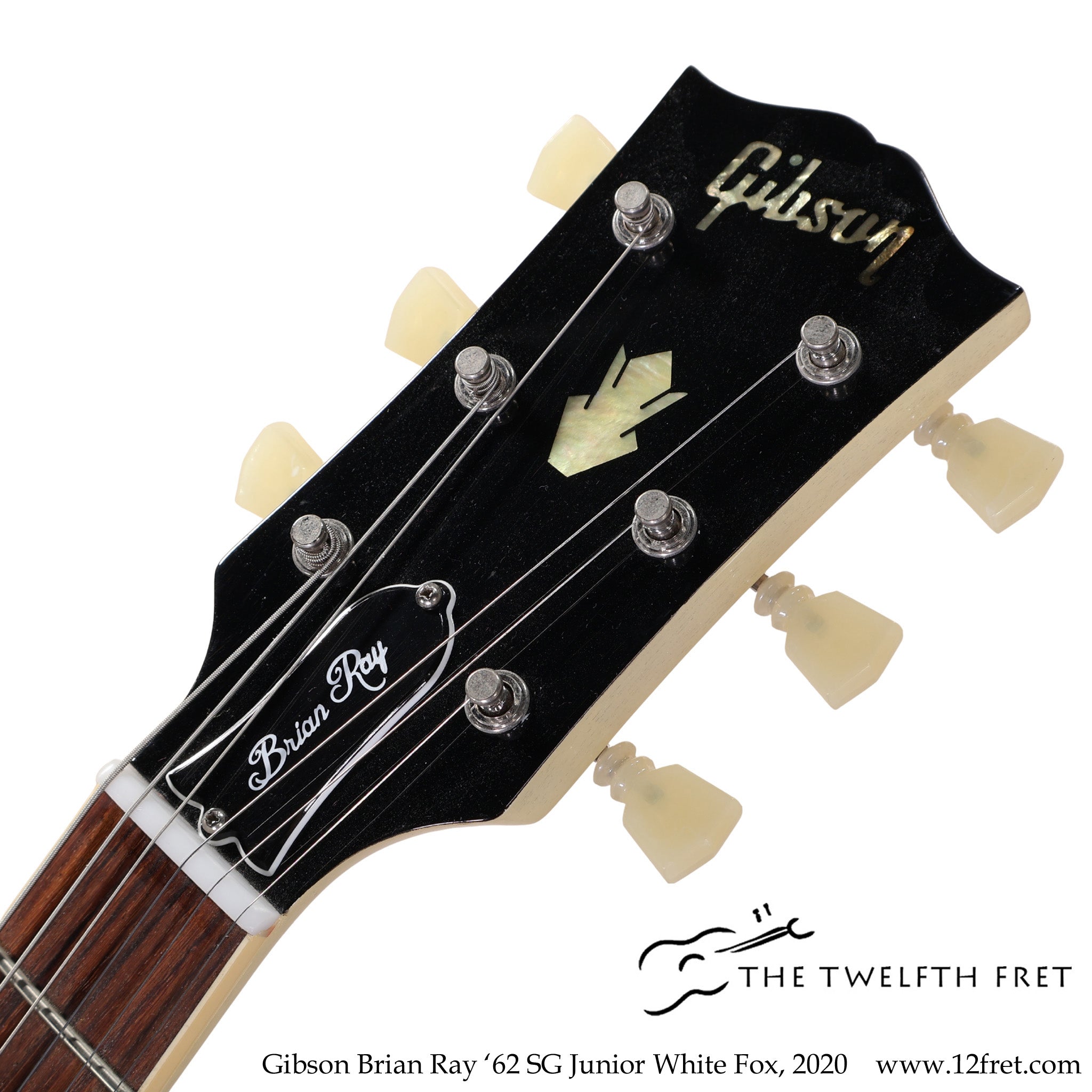 Gibson Brian Ray '62 SG Junior White Fox, 2020 - The Twelfth Fret