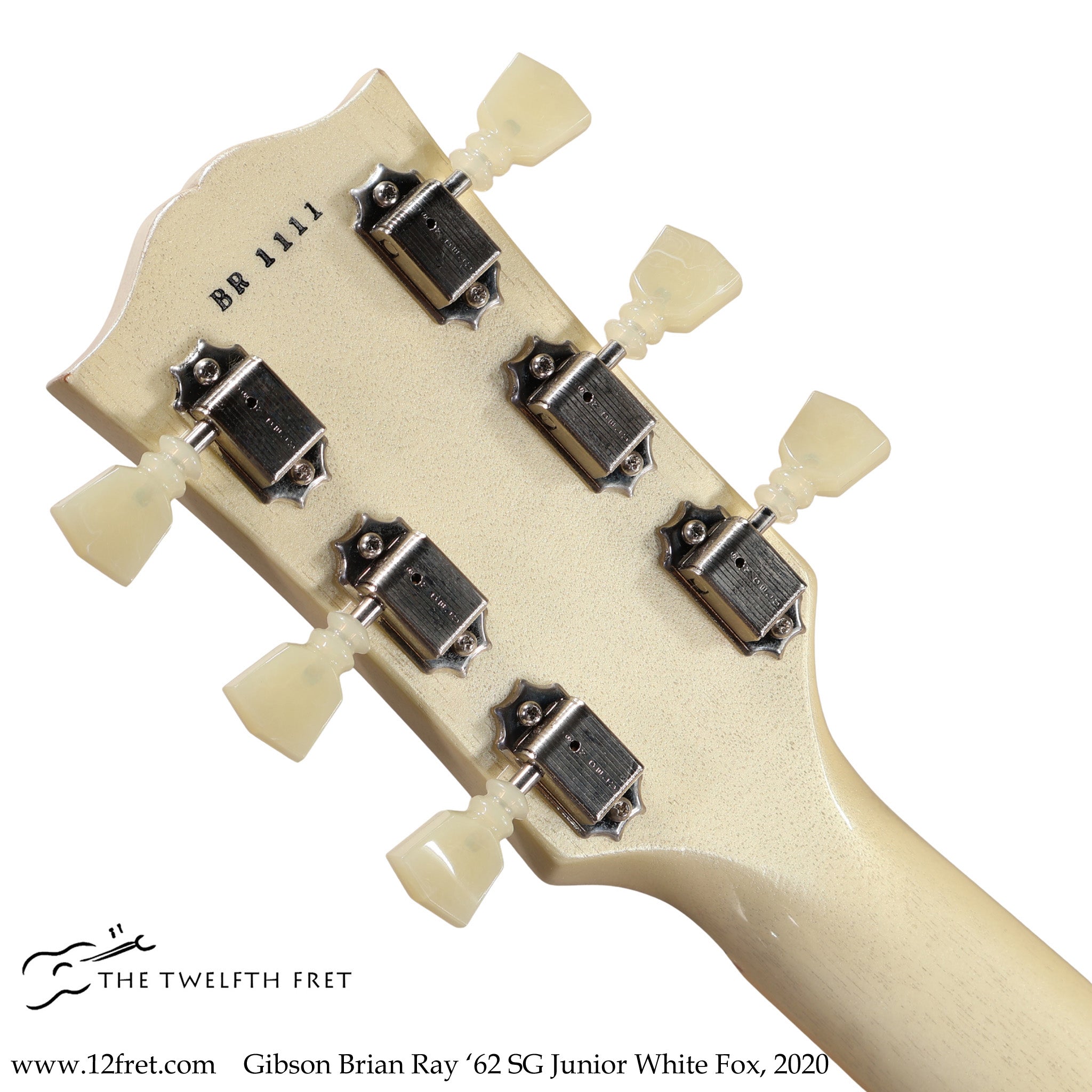 Gibson Brian Ray '62 SG Junior White Fox, 2020 - The Twelfth Fret