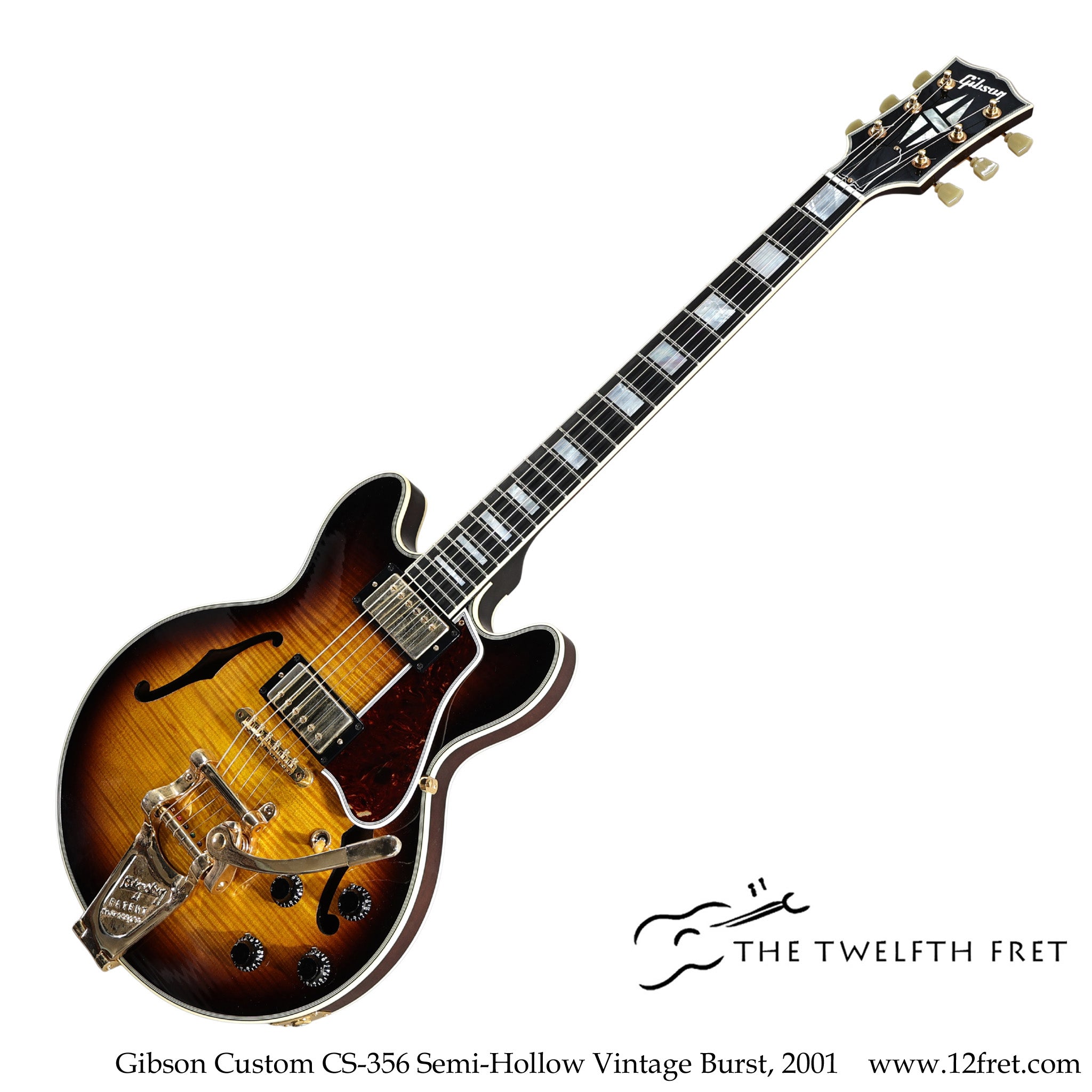 Gibson Custom CS-356 Semi-Hollow Vintage Burst, 2001 - The Twelfth Fret