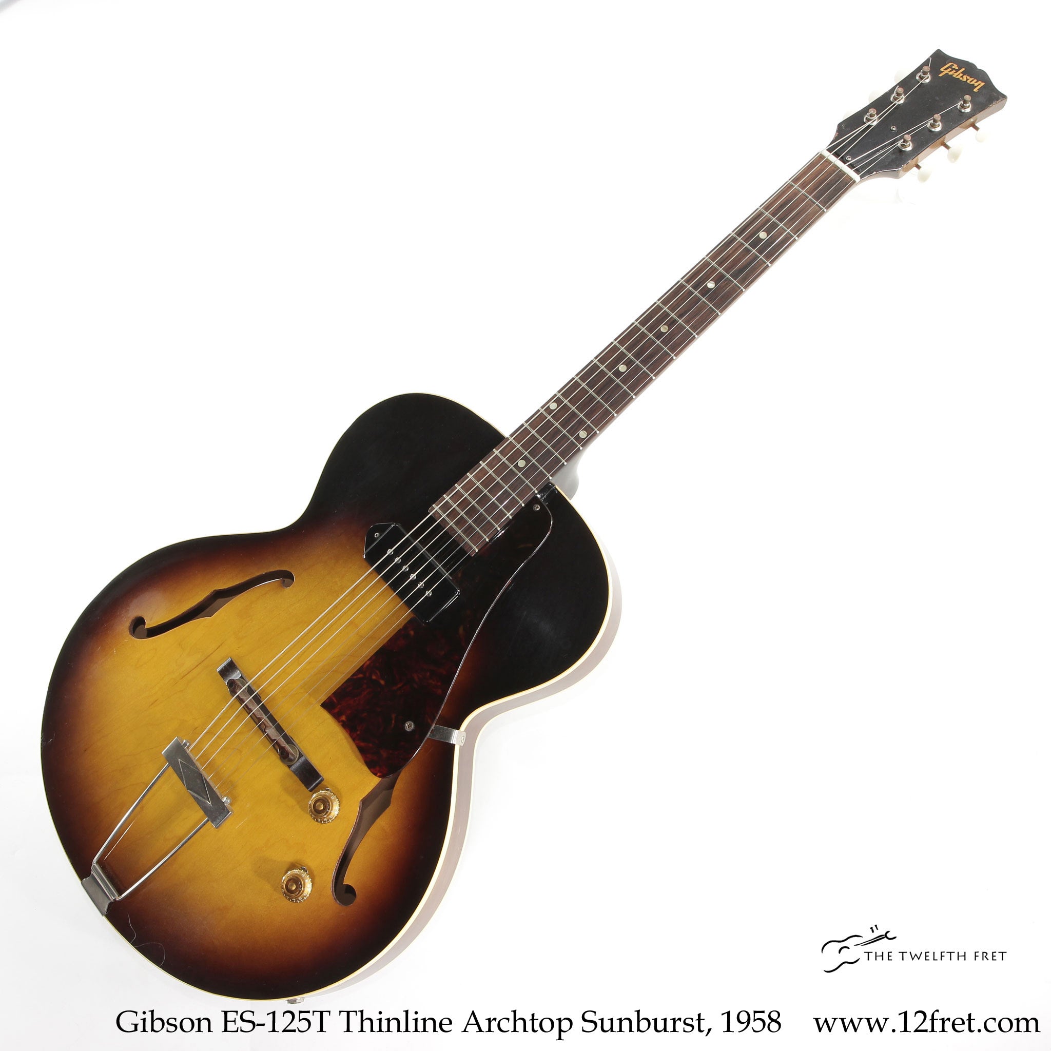 Gibson ES-125T Thinline Archtop Sunburst, 1958 - The Twelfth Fret