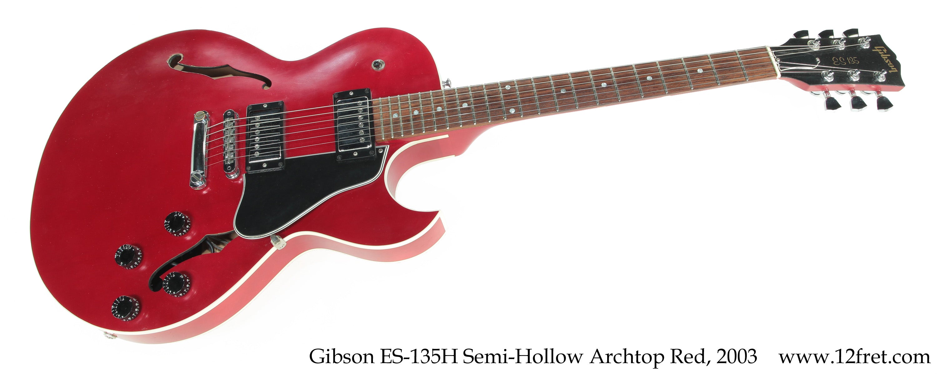 Gibson ES-135H Semi-Hollow Archtop Red, 2003 - The Twelfth Fret