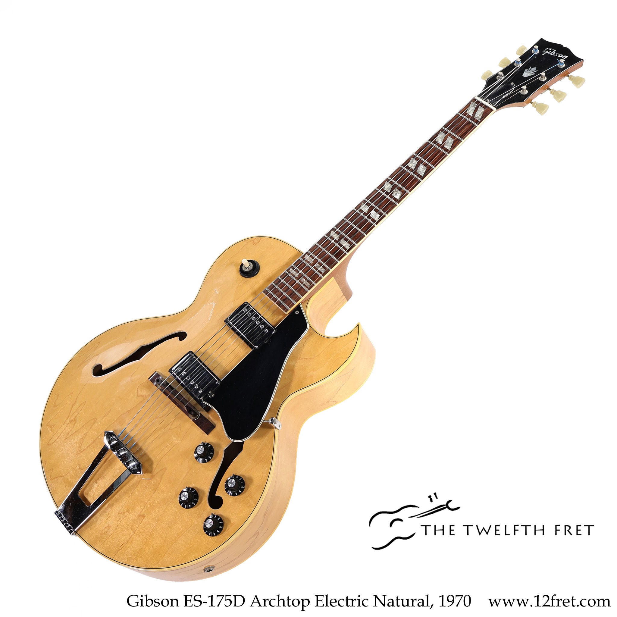 Gibson ES-175D Archtop Electric Guitar Natural, 1970 - The Twelfth Fret