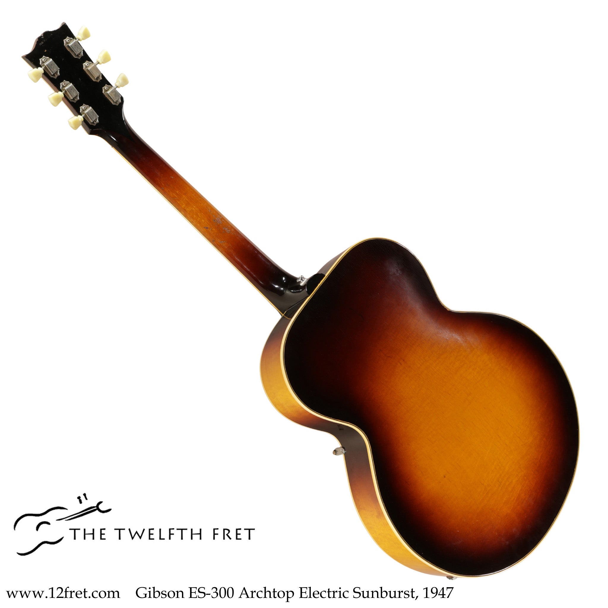 Gibson ES-300 Archtop Electric Sunburst, 1947 - The Twelfth Fret