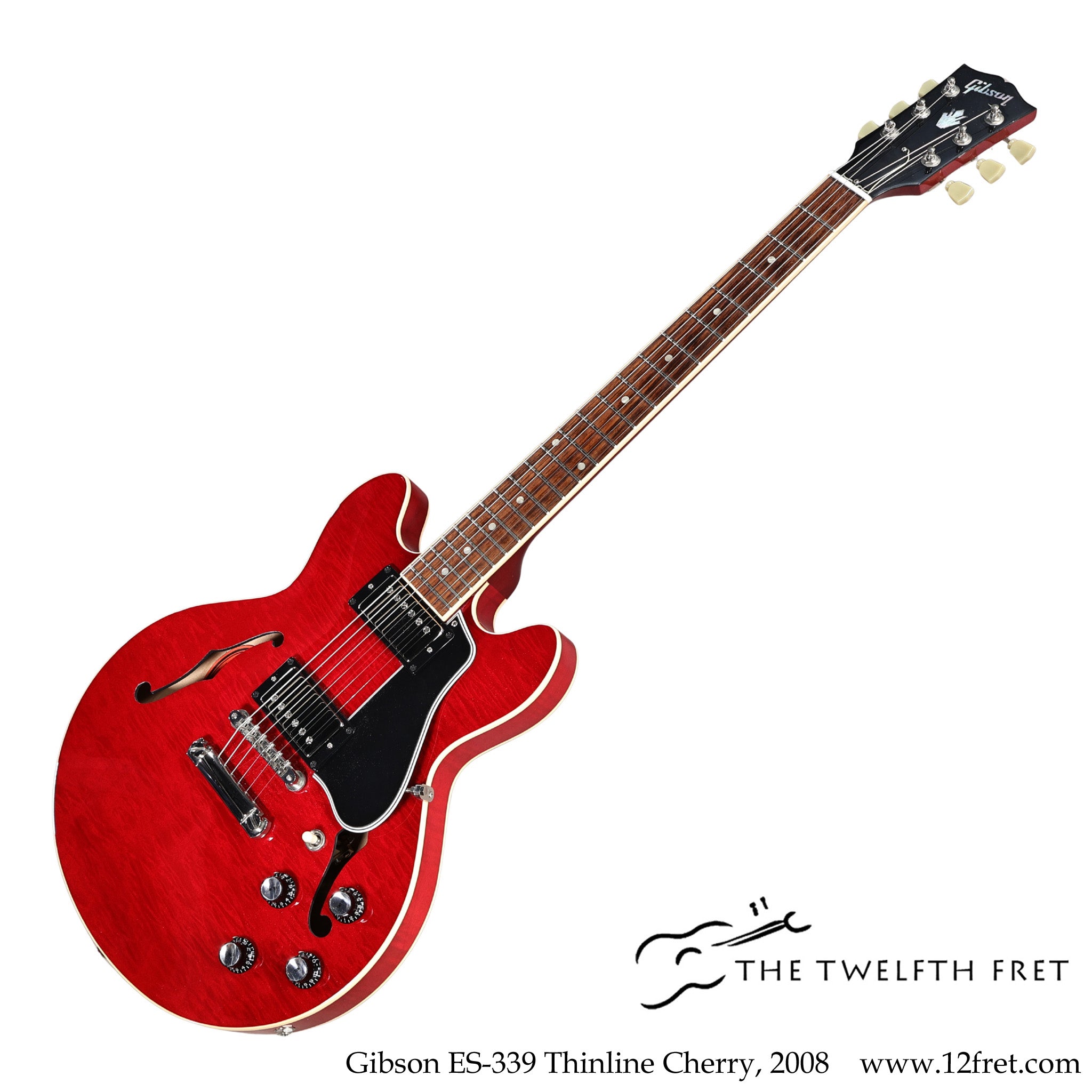 Gibson ES-339 Thinline Archtop Electric Guitar Cherry, 2008 - The