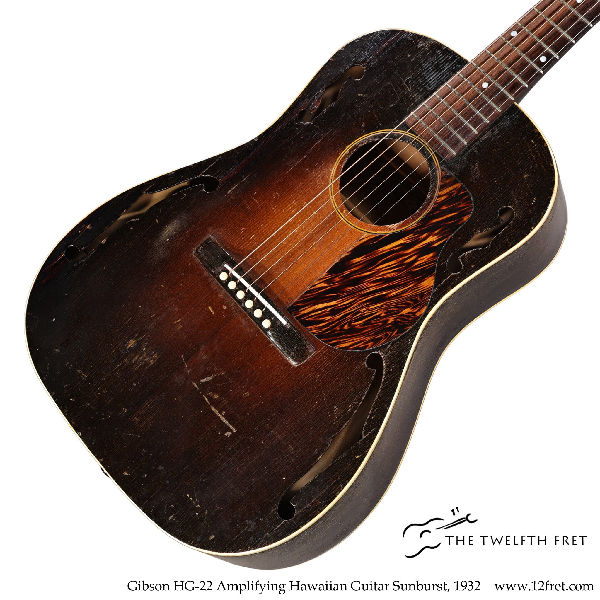 Gibson HG-22 Amplifying Hawaiian Guitar Sunburst, 1932 - The Twelfth Fret