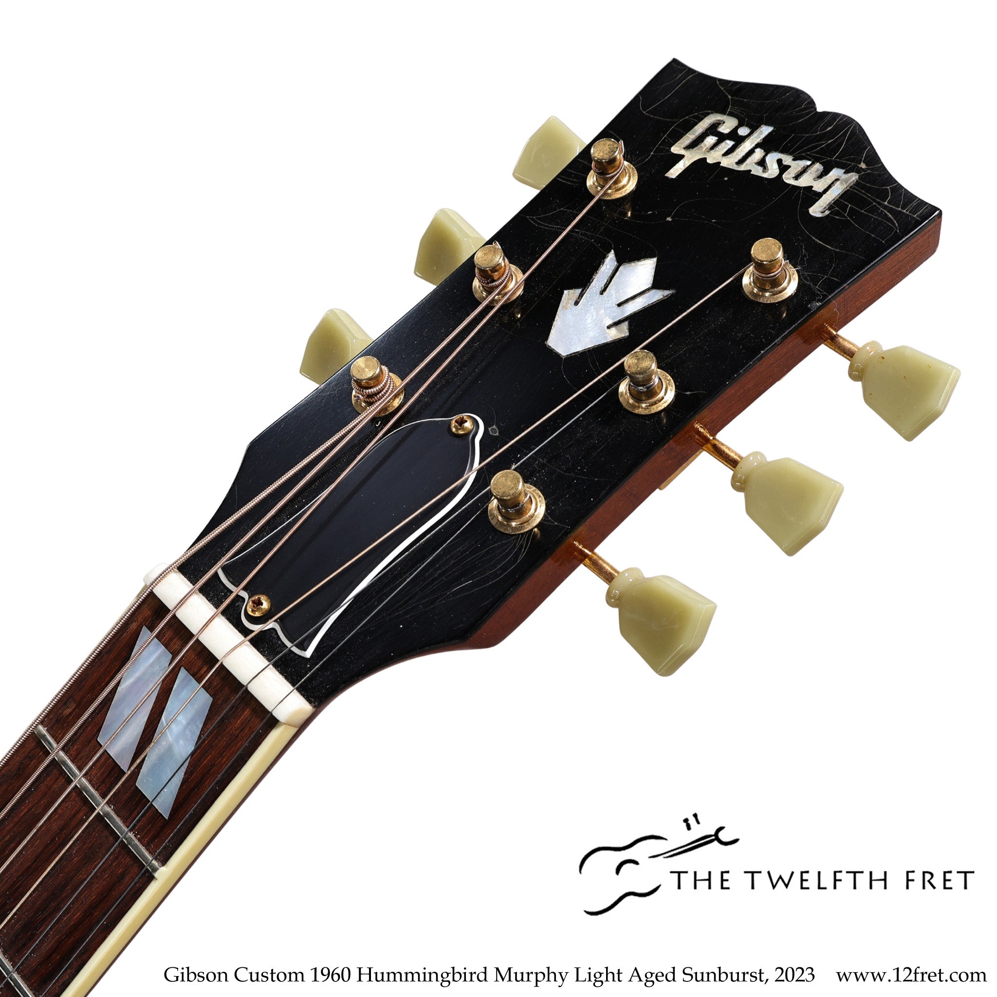 Gibson Custom 1960 Hummingbird Murphy Light Aged Sunburst, 2023 - The Twelfth Fret