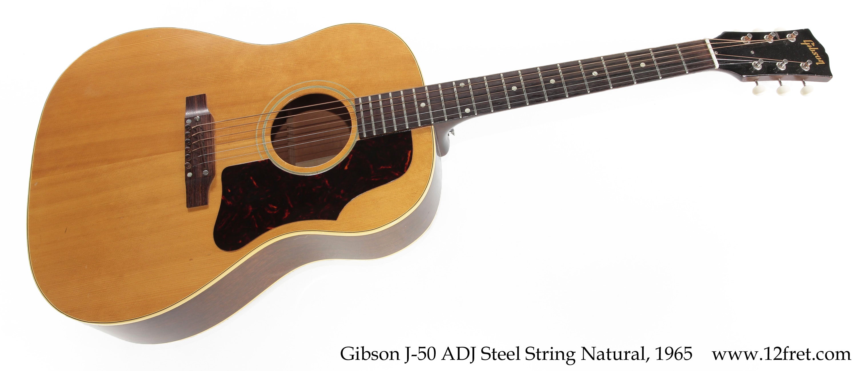 Gibson J-50 ADJ Steel String Natural, 1965 - The Twelfth Fret