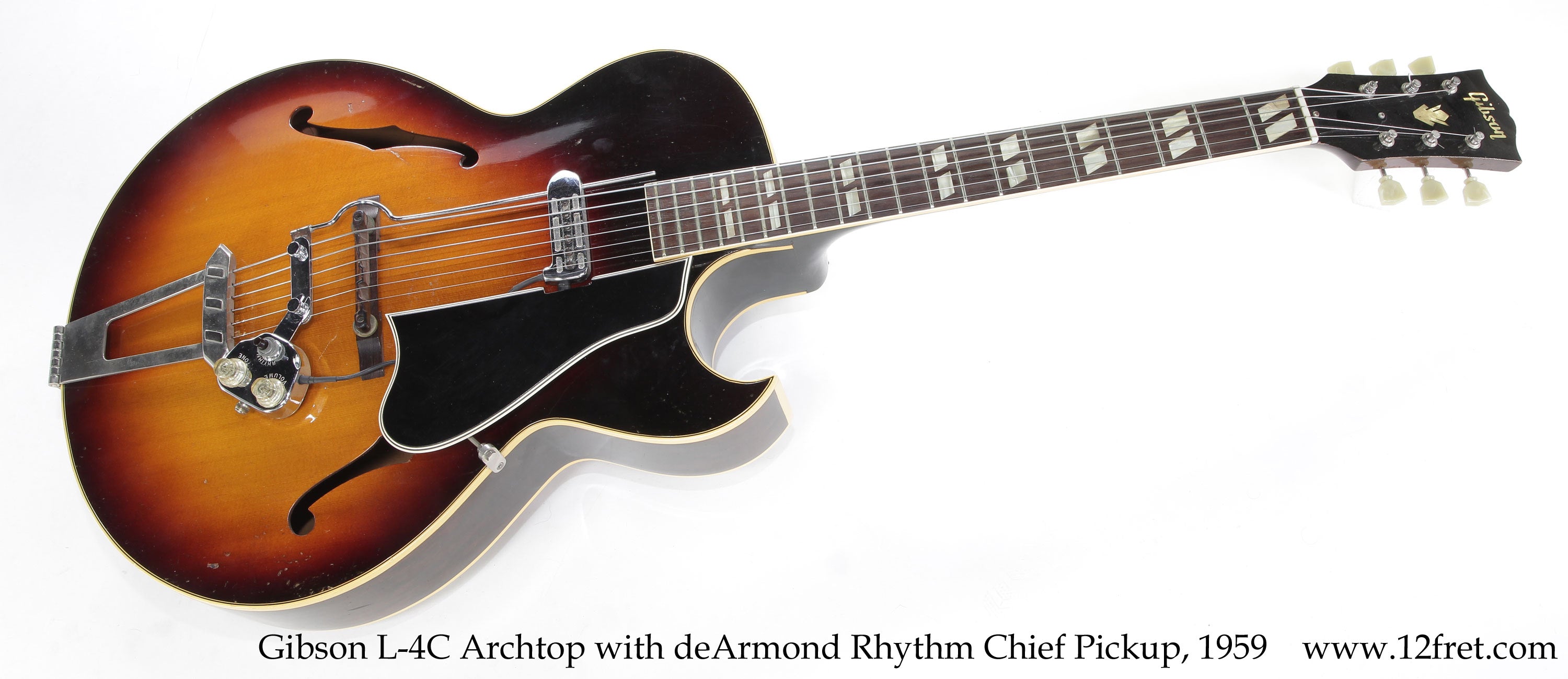 Gibson L-4C Archtop with DeArmond Rhythm Chief Pickup, 1959  - The Twelfth Fret
