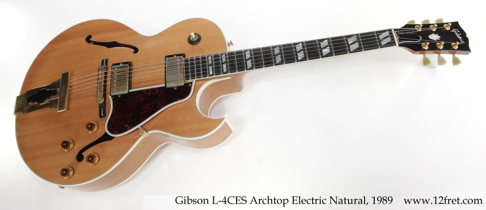 Gibson L-4CES Archtop Electric Natural, 1989 - The Twelfth Fret