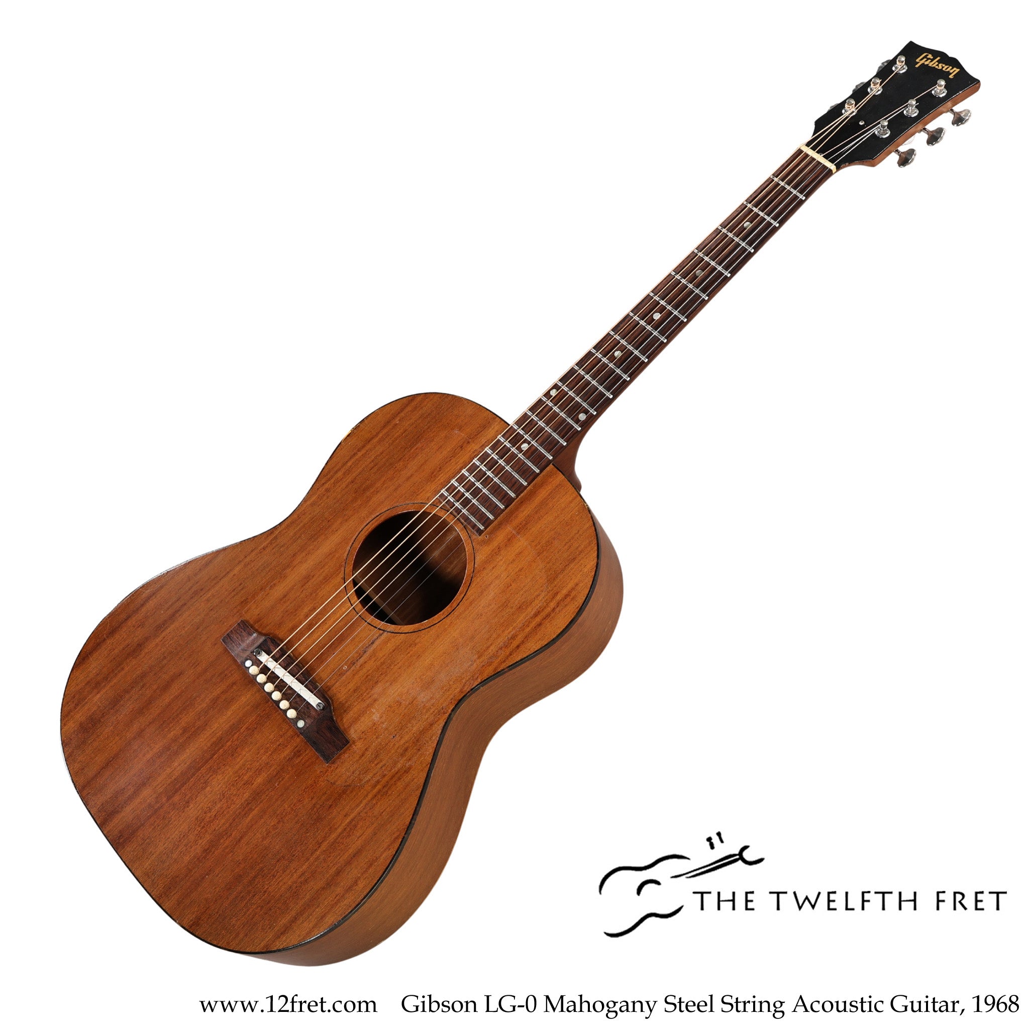 Gibson LG-0 Mahogany Steel String Acoustic Guitar, 1968 - The Twelfth Fret