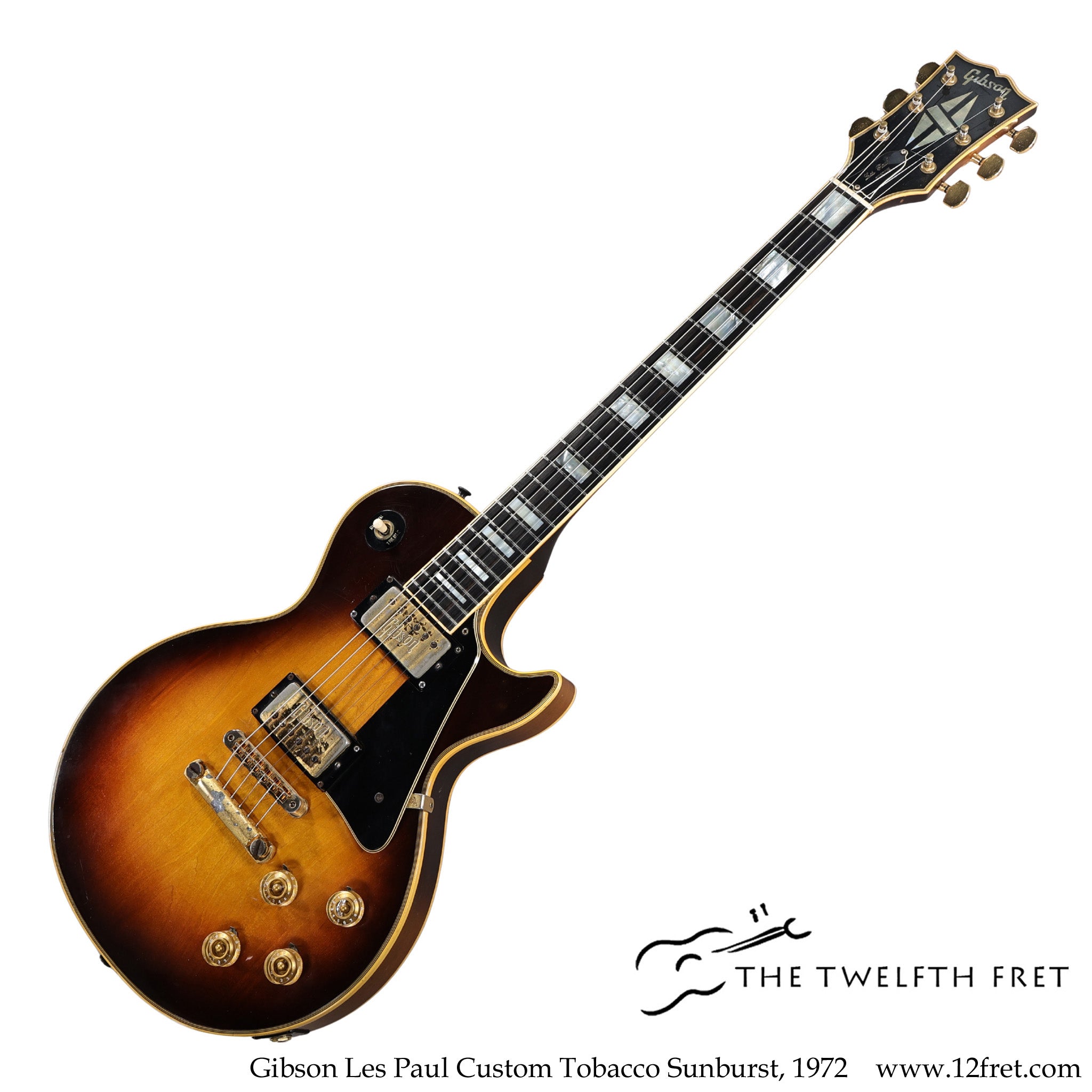 Gibson Les Paul Custom Tobacco Sunburst Electric Guitar, 1972 - The Twelfth Fret