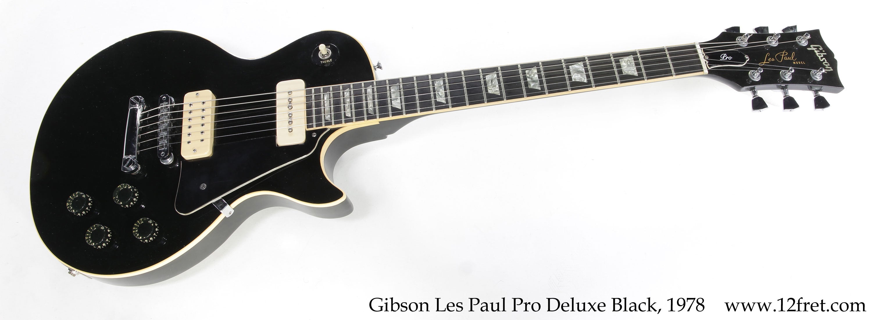 Gibson Les Paul Pro Deluxe Black, 1978 - The Twelfth Fret