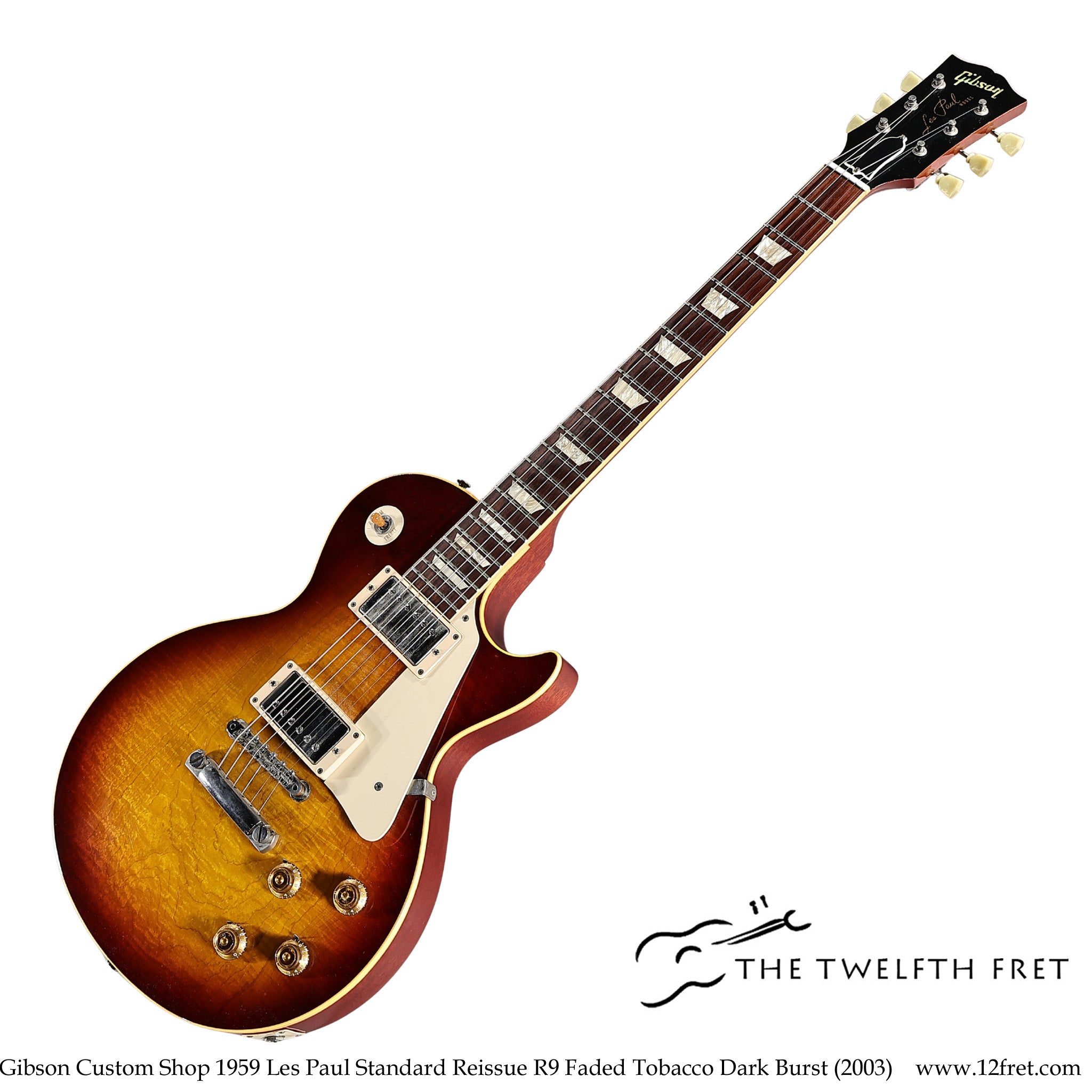 Gibson Custom Shop 1959 Les Paul Standard Reissue R9 Faded Tobacco Dark Burst (2003) - The Twelfth Fret