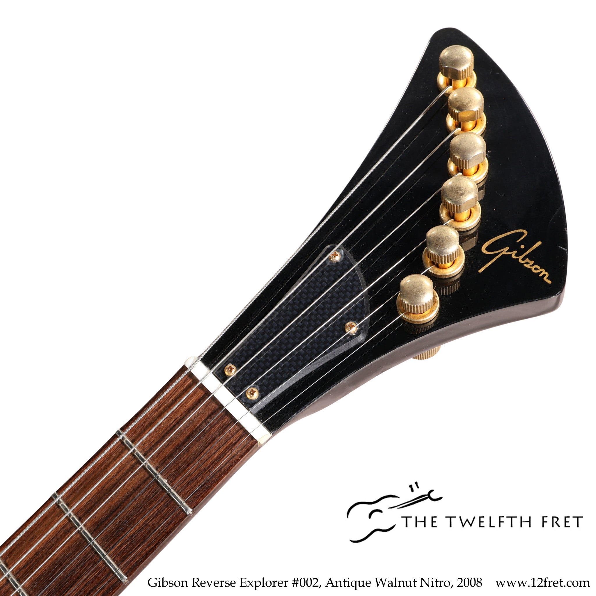 Gibson Reverse Explorer #002, Antique Walnut Nitro, 2008 - The Twelfth Fret