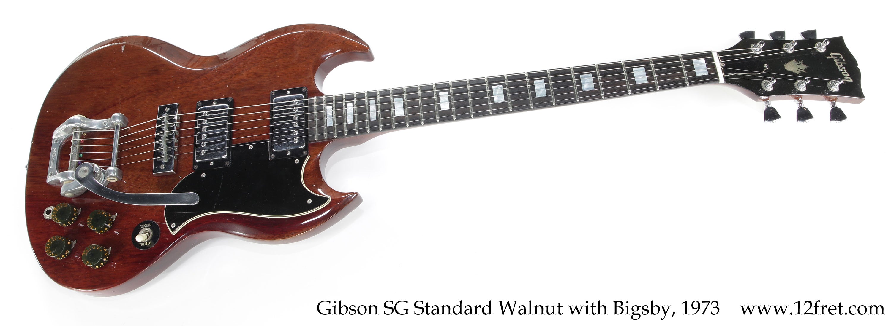 Gibson SG Standard Walnut with Bigsby, 1973 - The Twelfth Fret