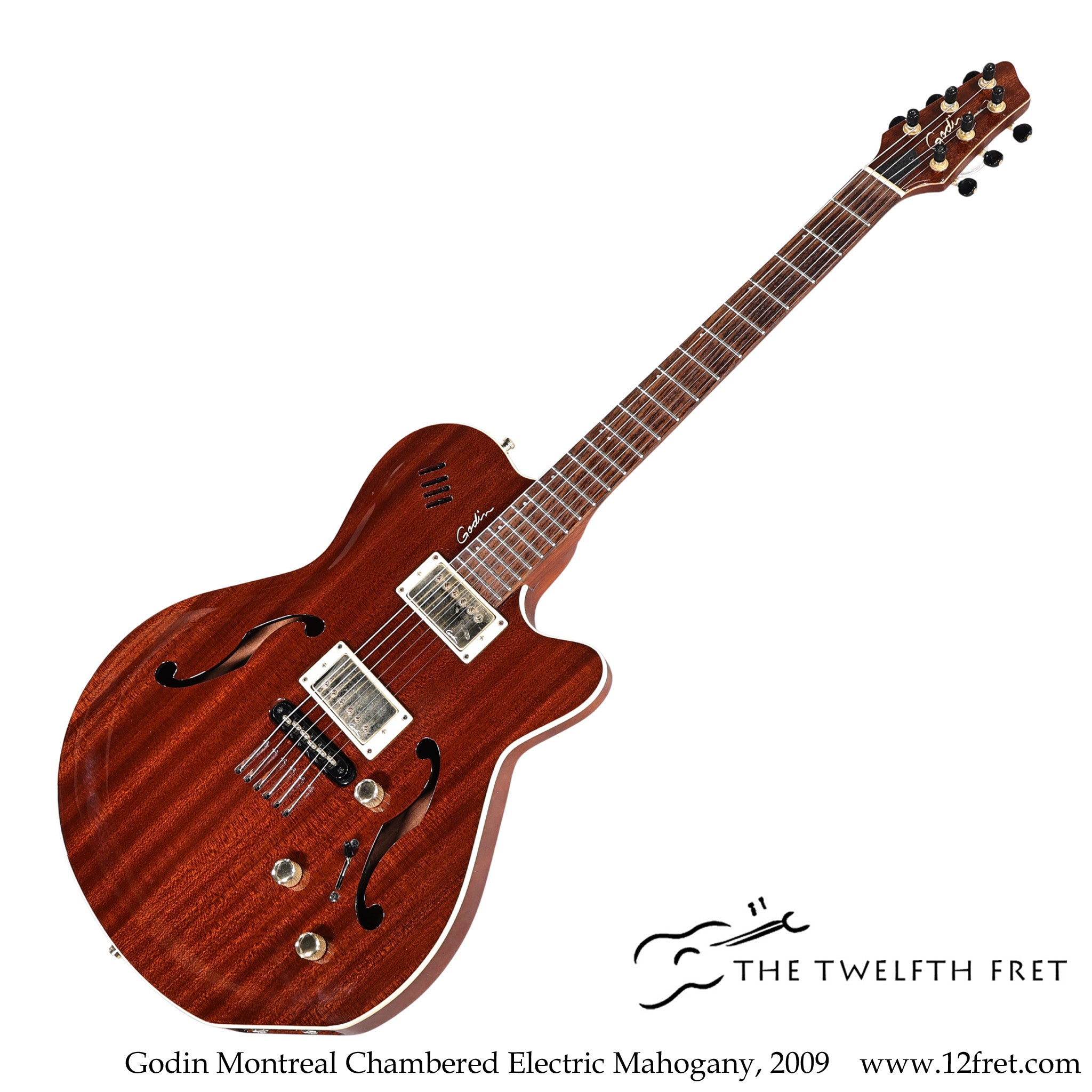 Godin Montreal Chambered Electric Mahogany, 2009 - The Twelfth Fret