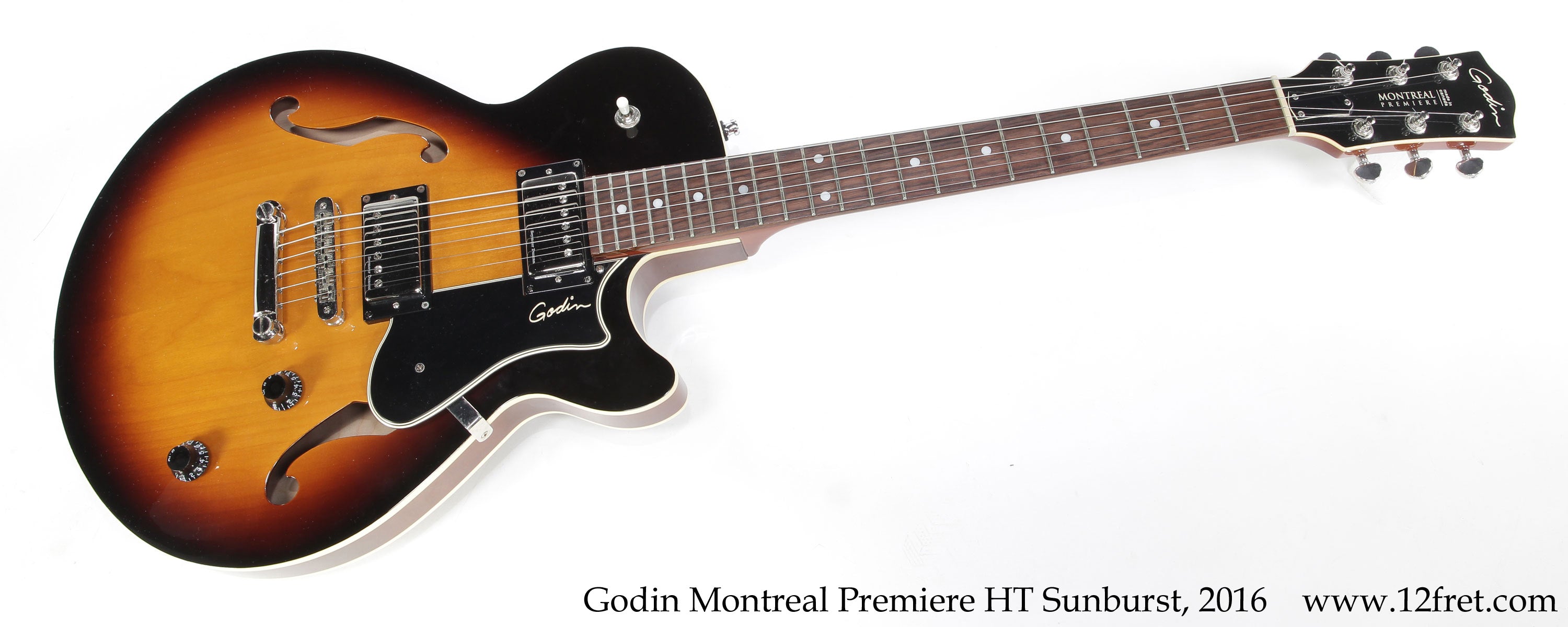 Godin Montreal Premiere HT Sunburst, 2016 - The Twelfth Fret