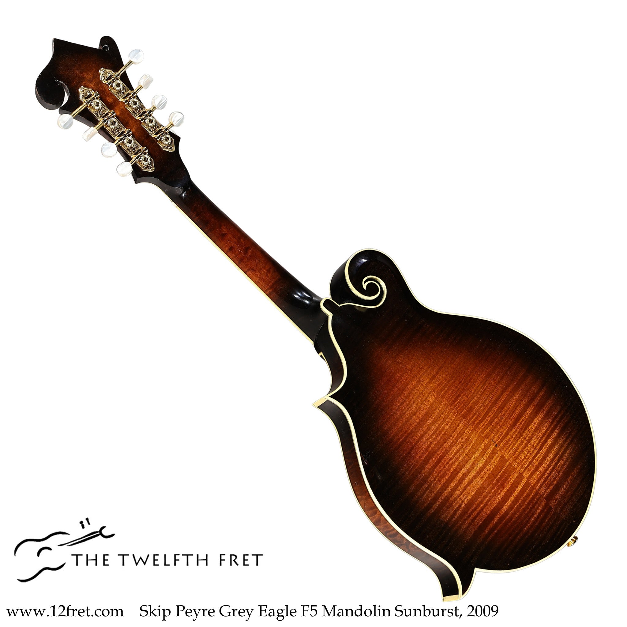 Skip Peyre Grey Eagle F5 Mandolin Sunburst, 2009 - The Twelfth Fret
