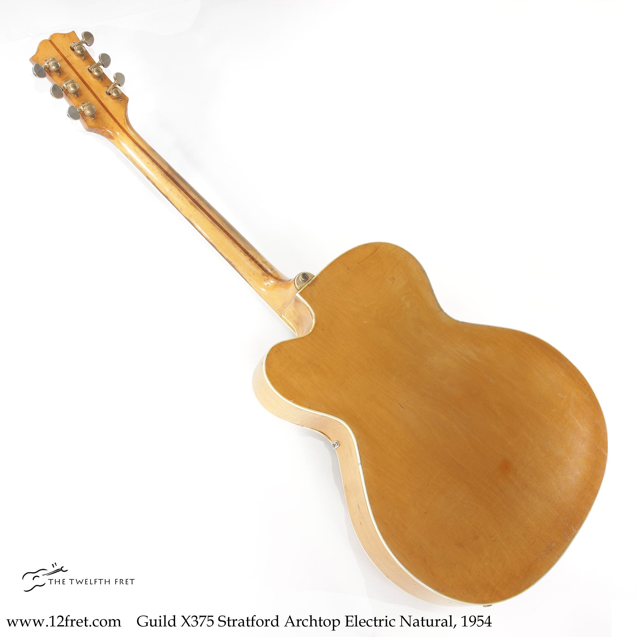 Guild X375 Stratford Archtop Electric Guitar Natural, 1954 - The Twelfth Fret