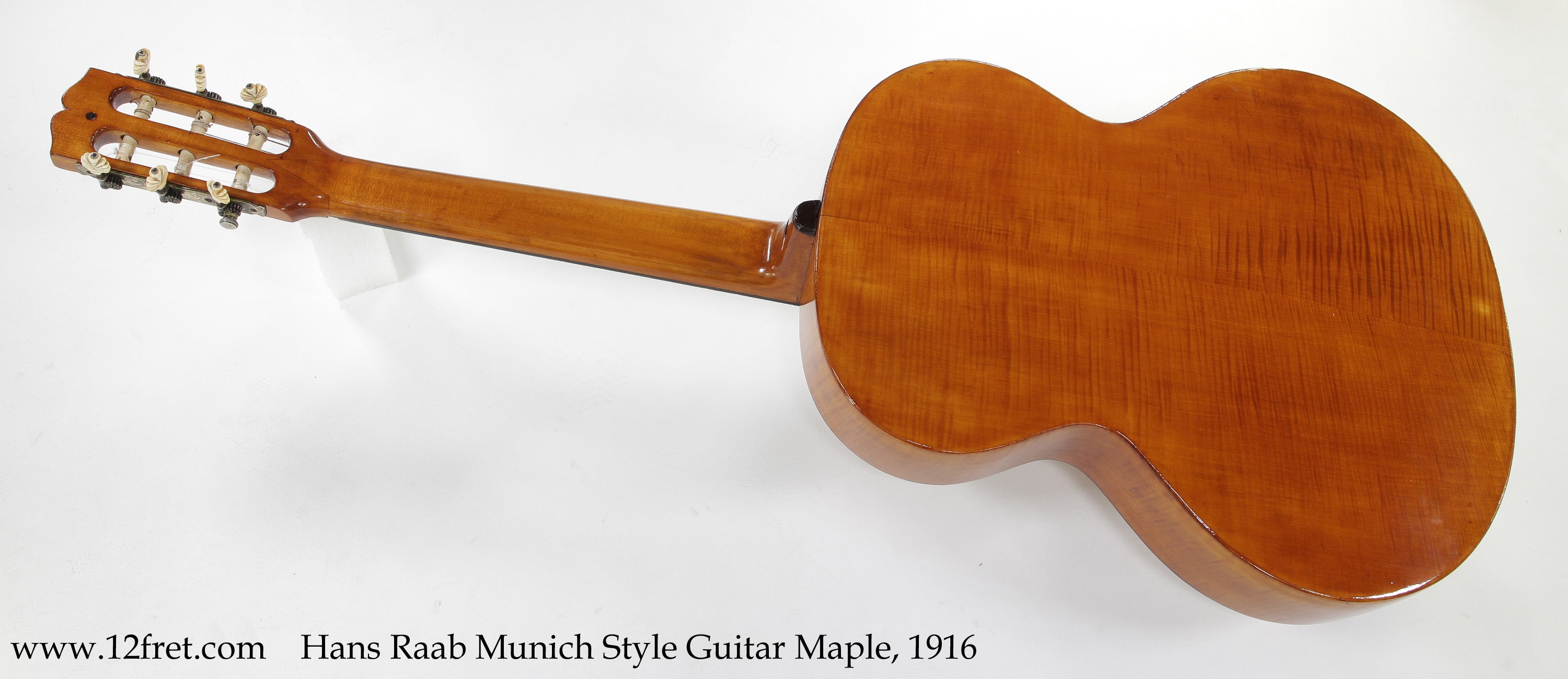 Hans Raab Munich Style Guitar Maple, 1916 - The Twelfth Fret