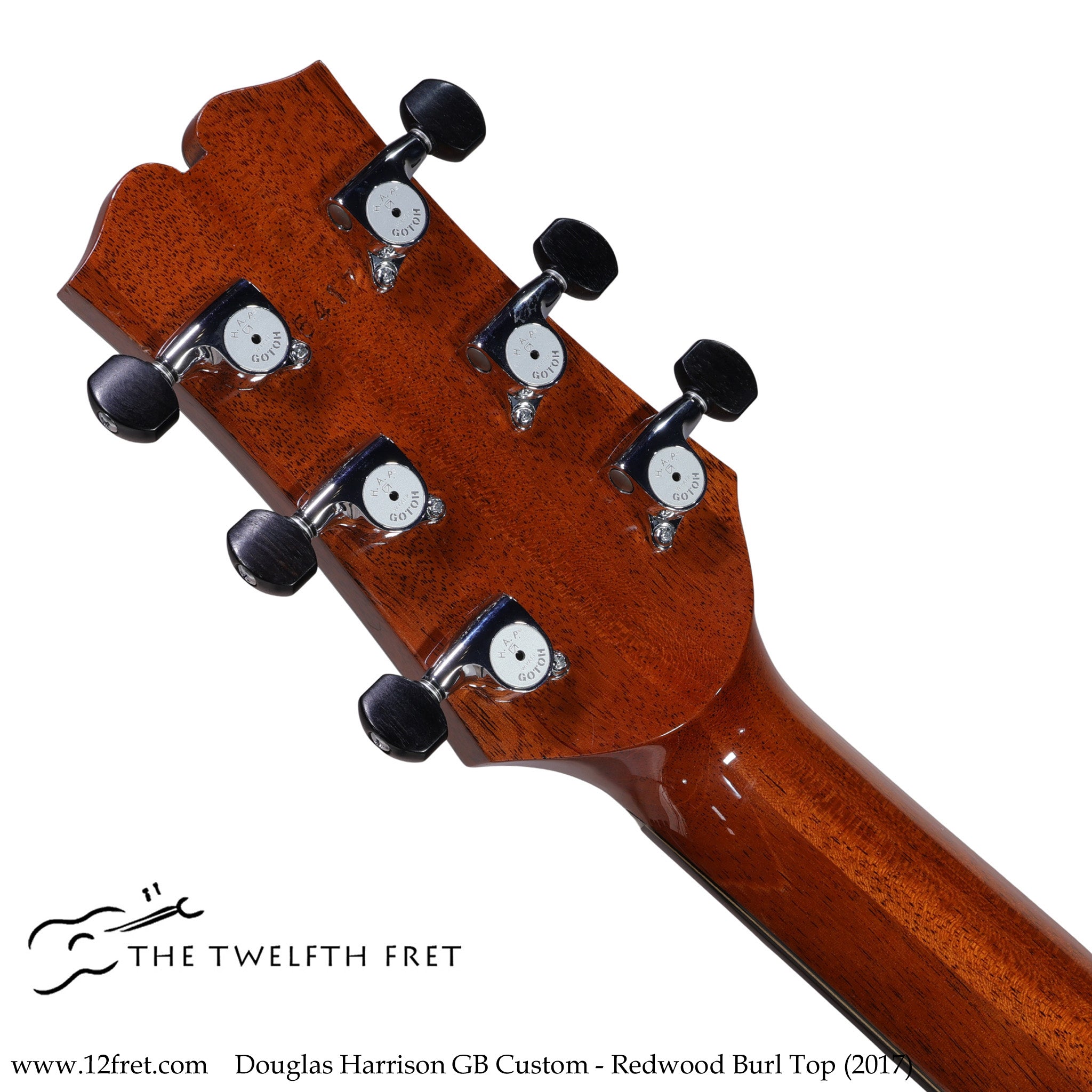 Douglas Harrison GB Custom - Redwood Burl Top (2017) - The Twelfth Fret