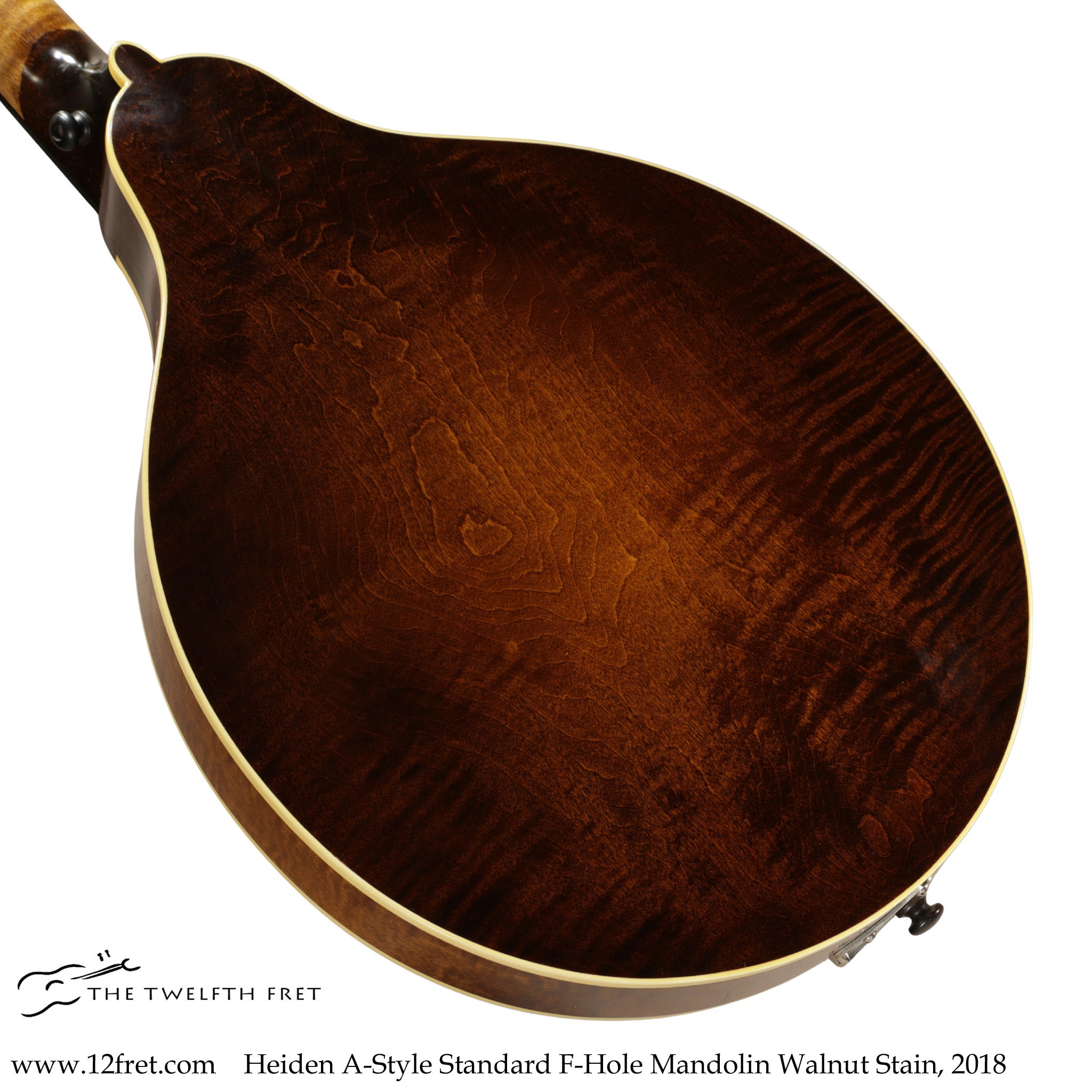 Heiden A-Style Standard F-Hole Mandolin Walnut Stain, 2018 - The Twelfth Fret