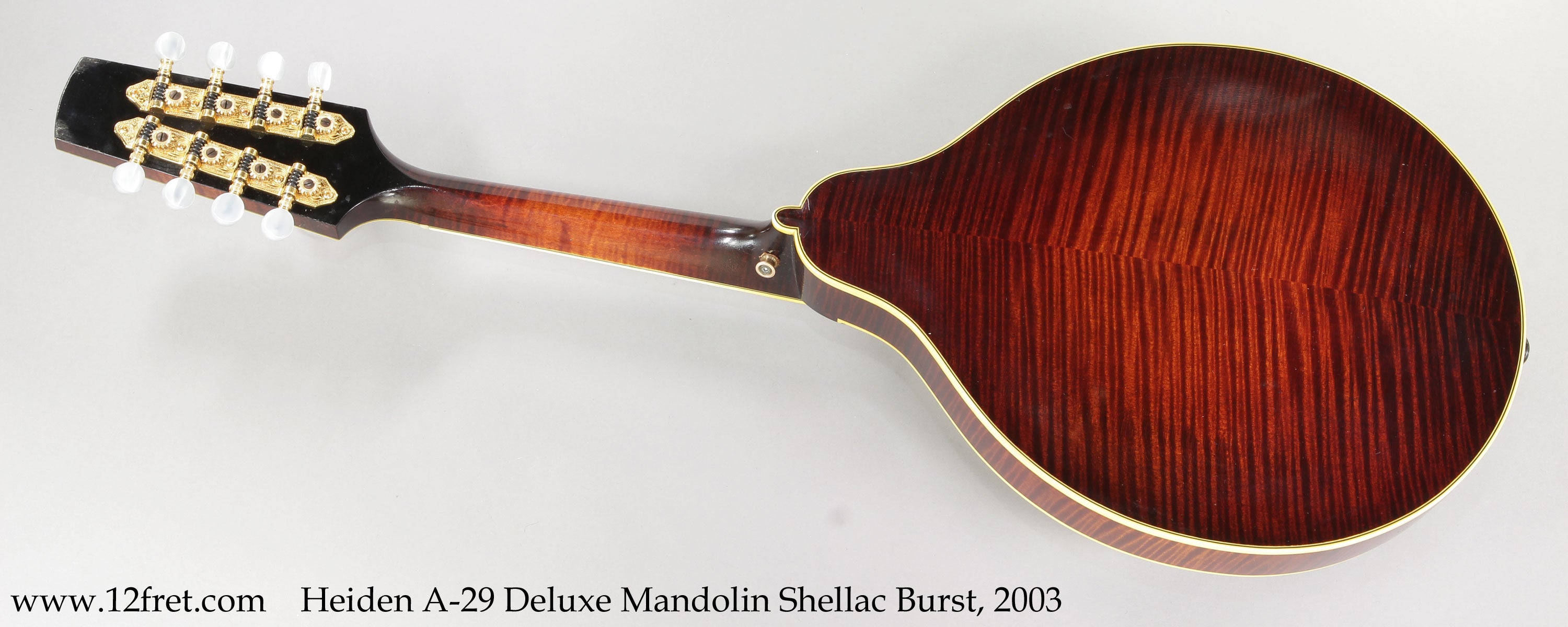 Heiden A-29 Deluxe Mandolin Shellac Burst, 2003 - The Twelfth Fret