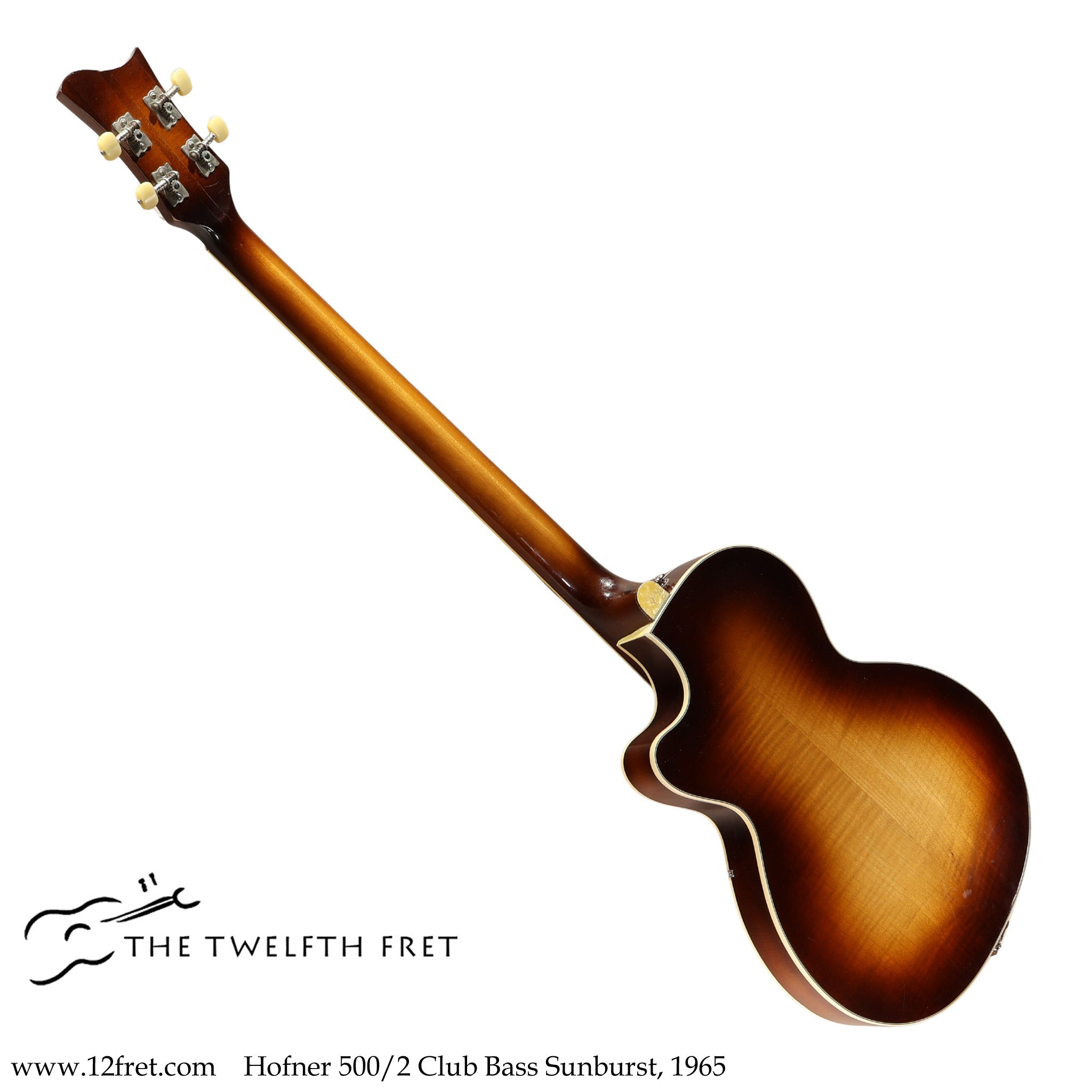 Hofner 500/2 Club Bass Sunburst, 1965 - The Twelfth Fret