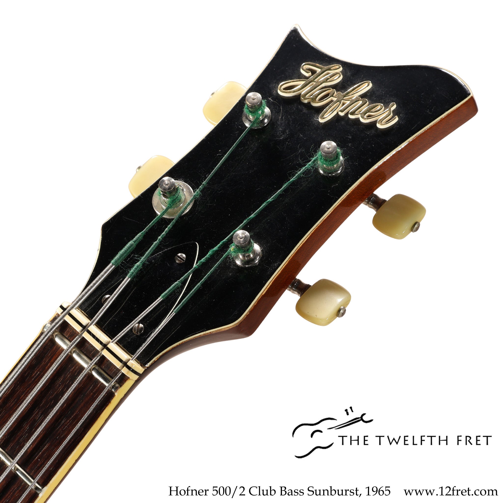 Hofner 500/2 Club Bass Sunburst, 1965 - The Twelfth Fret