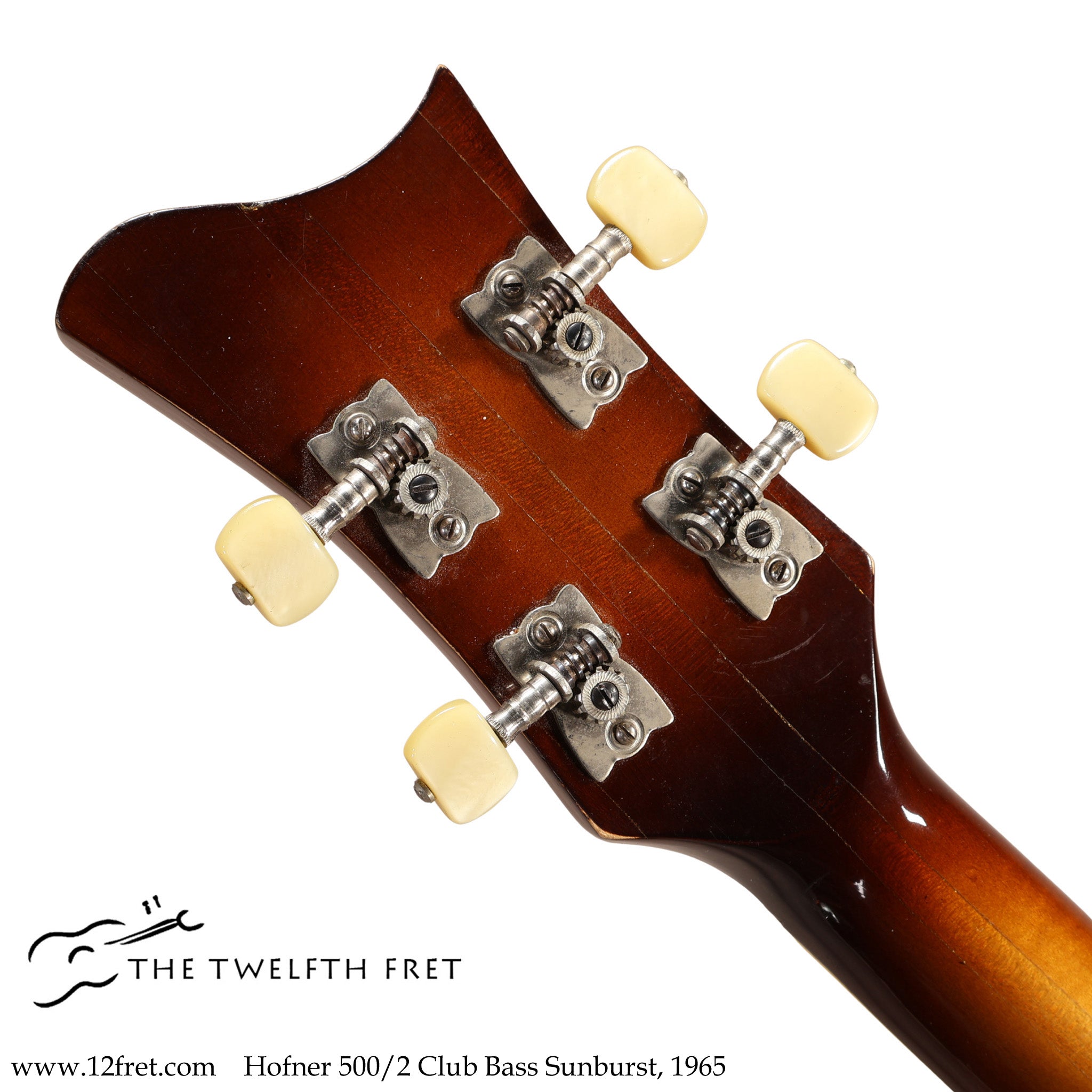 Hofner 500/2 Club Bass Sunburst, 1965 - The Twelfth Fret