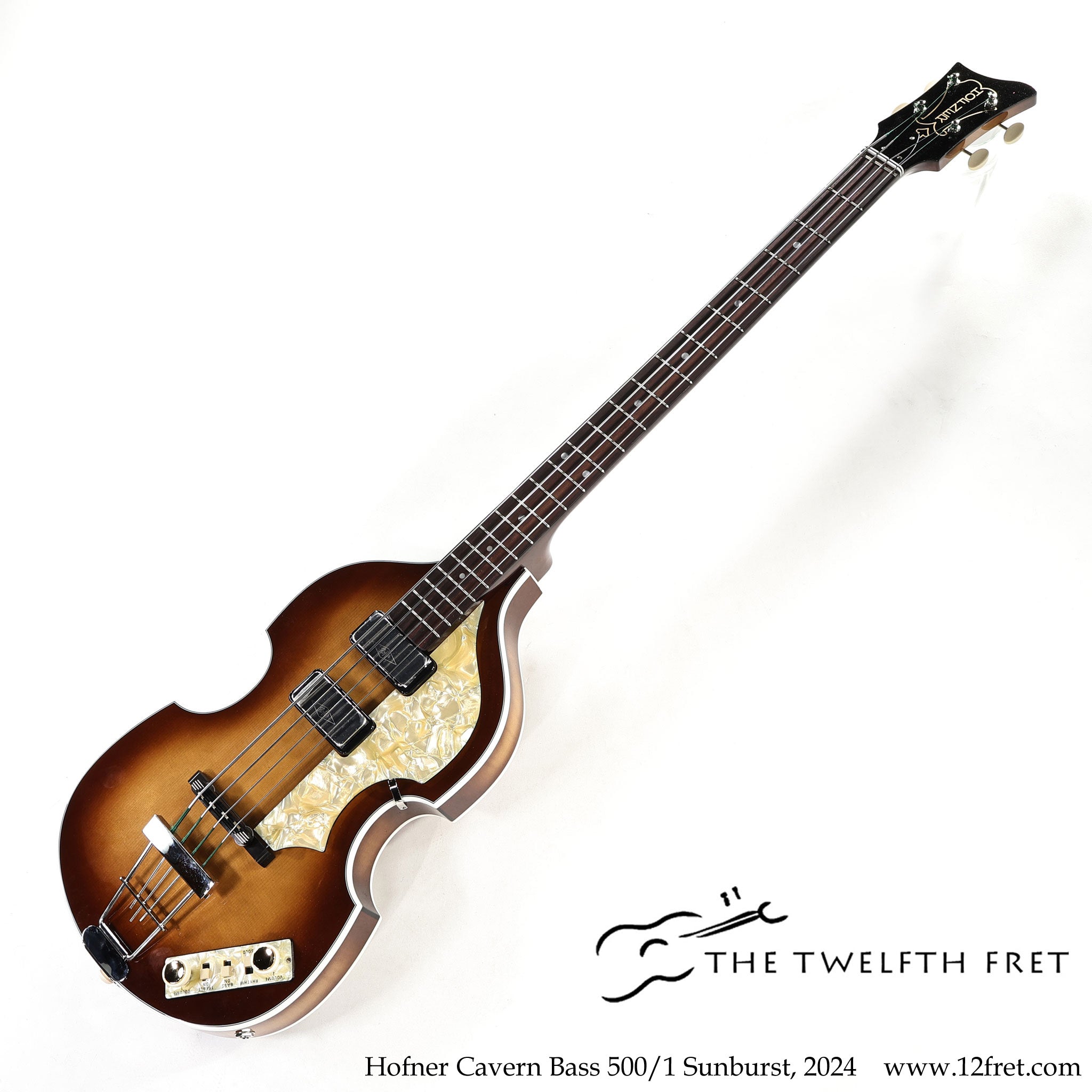 Hofner Cavern Bass 500/1 Sunburst, 2024 - The Twelfth Fret