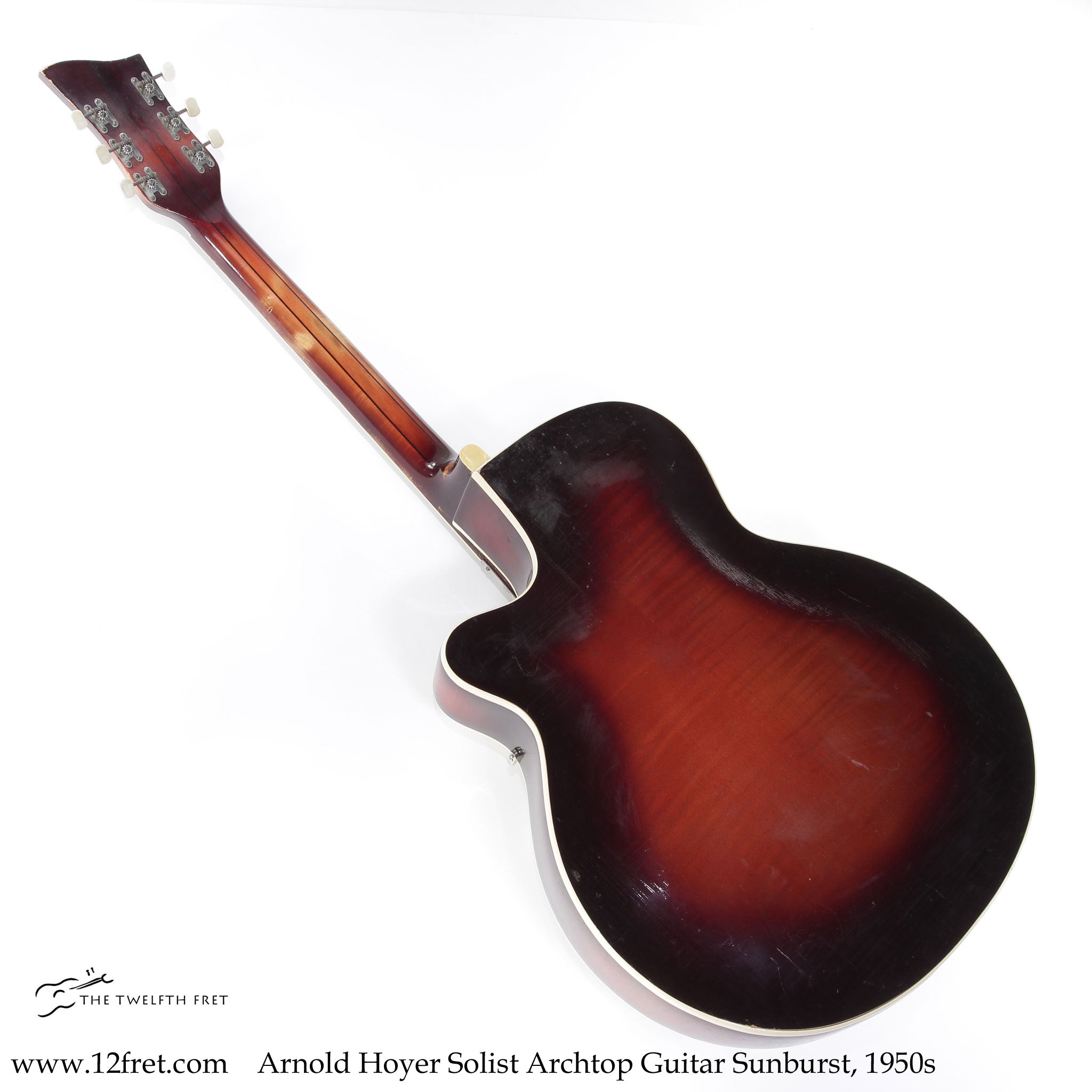 Arnold Hoyer Solist Archtop Guitar Sunburst, 1950s - The Twelfth Fret