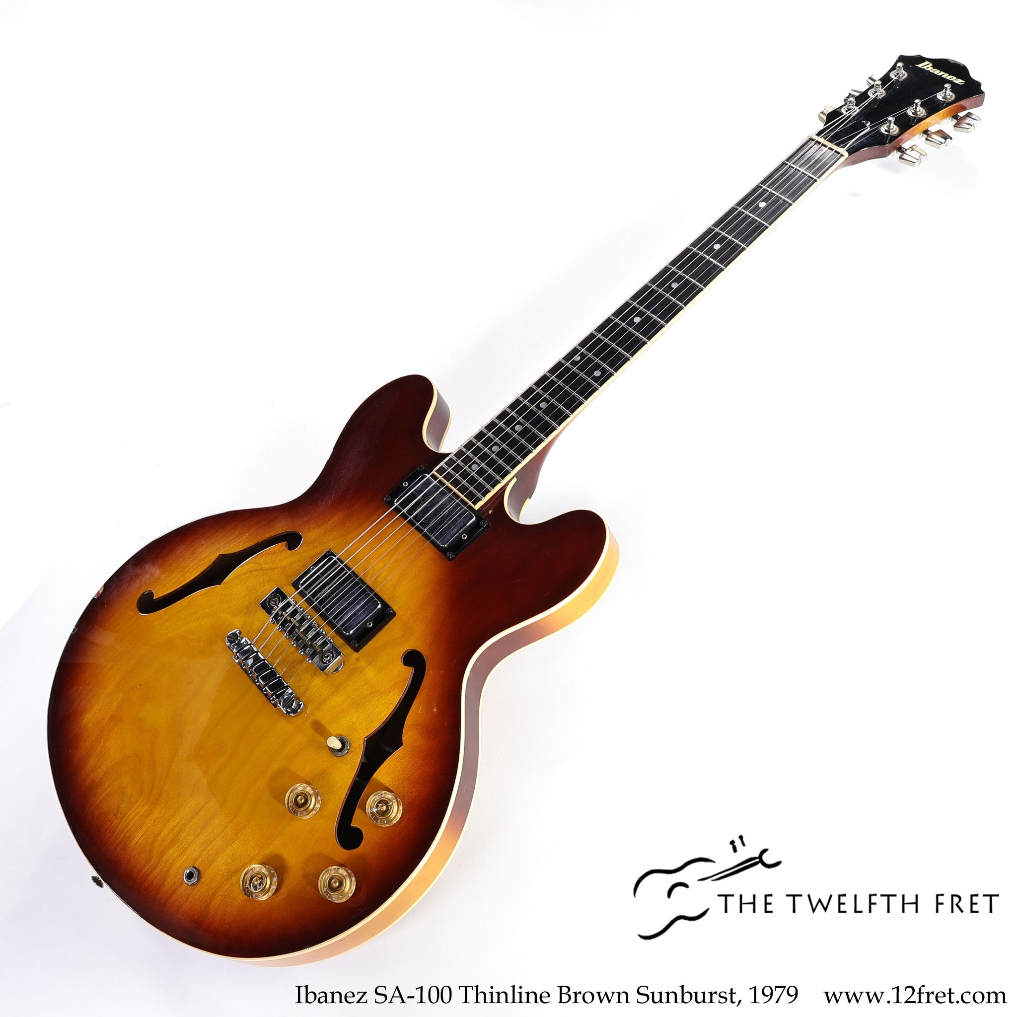 Ibanez SA-100 Thinline Brown Sunburst, 1979 - The Twelfth Fret