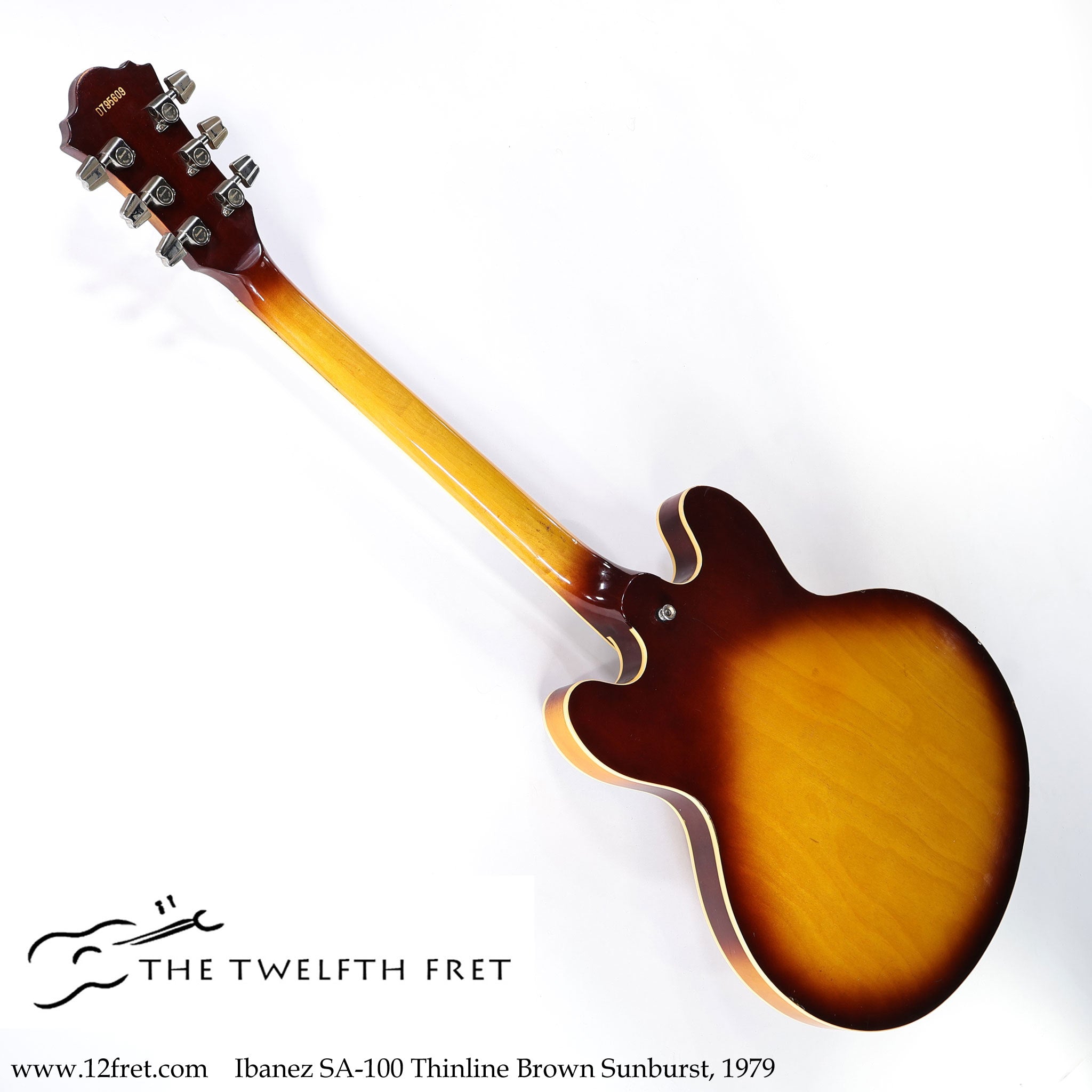 Ibanez SA-100 Thinline Brown Sunburst, 1979 - The Twelfth Fret