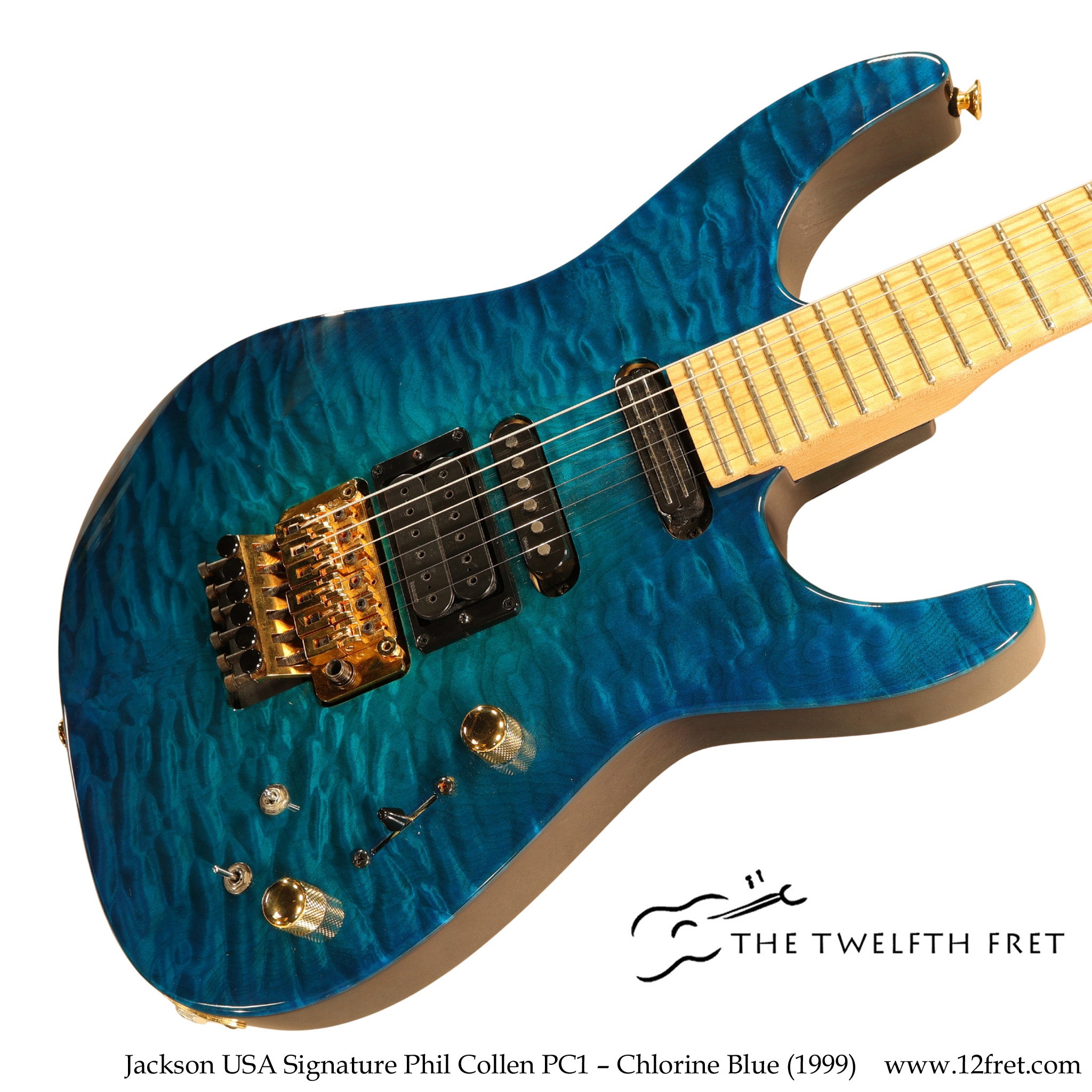 Jackson USA Signature Phil Collen PC1 – Chlorine Blue (1999) - The Twelfth Fret