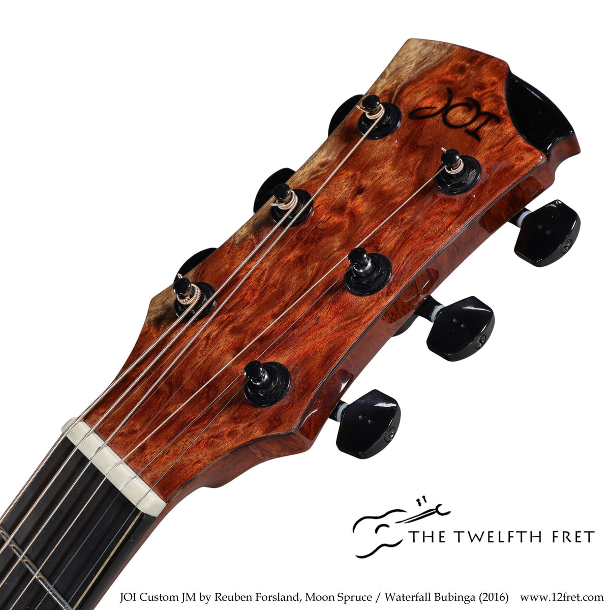JOI Custom JM by Reuben Forsland, Moon Spruce / Waterfall Bubinga (2016) - The Twelfth Fret