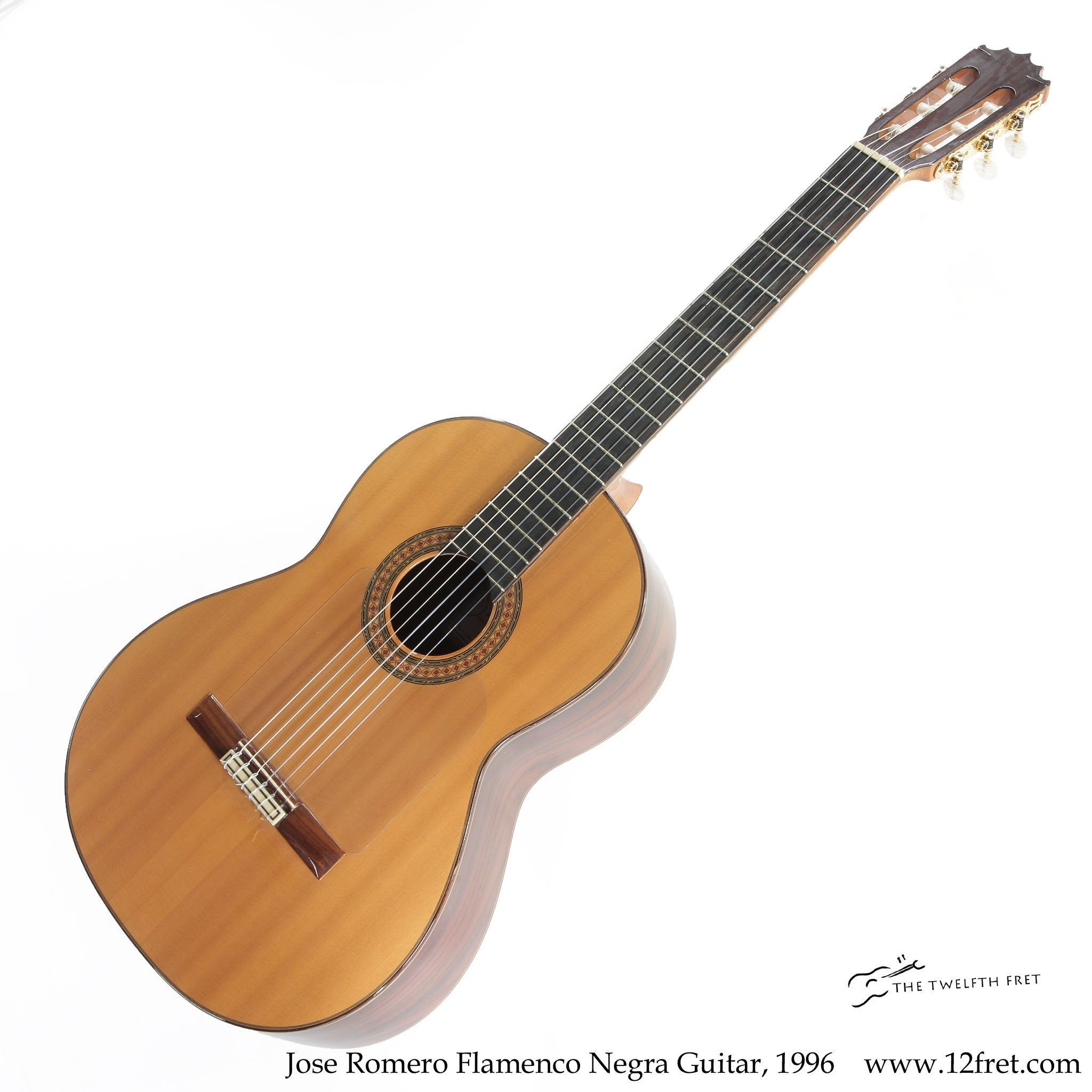 Jose Romero Flamenco Negra Guitar, 1996 - The Twelfth Fret