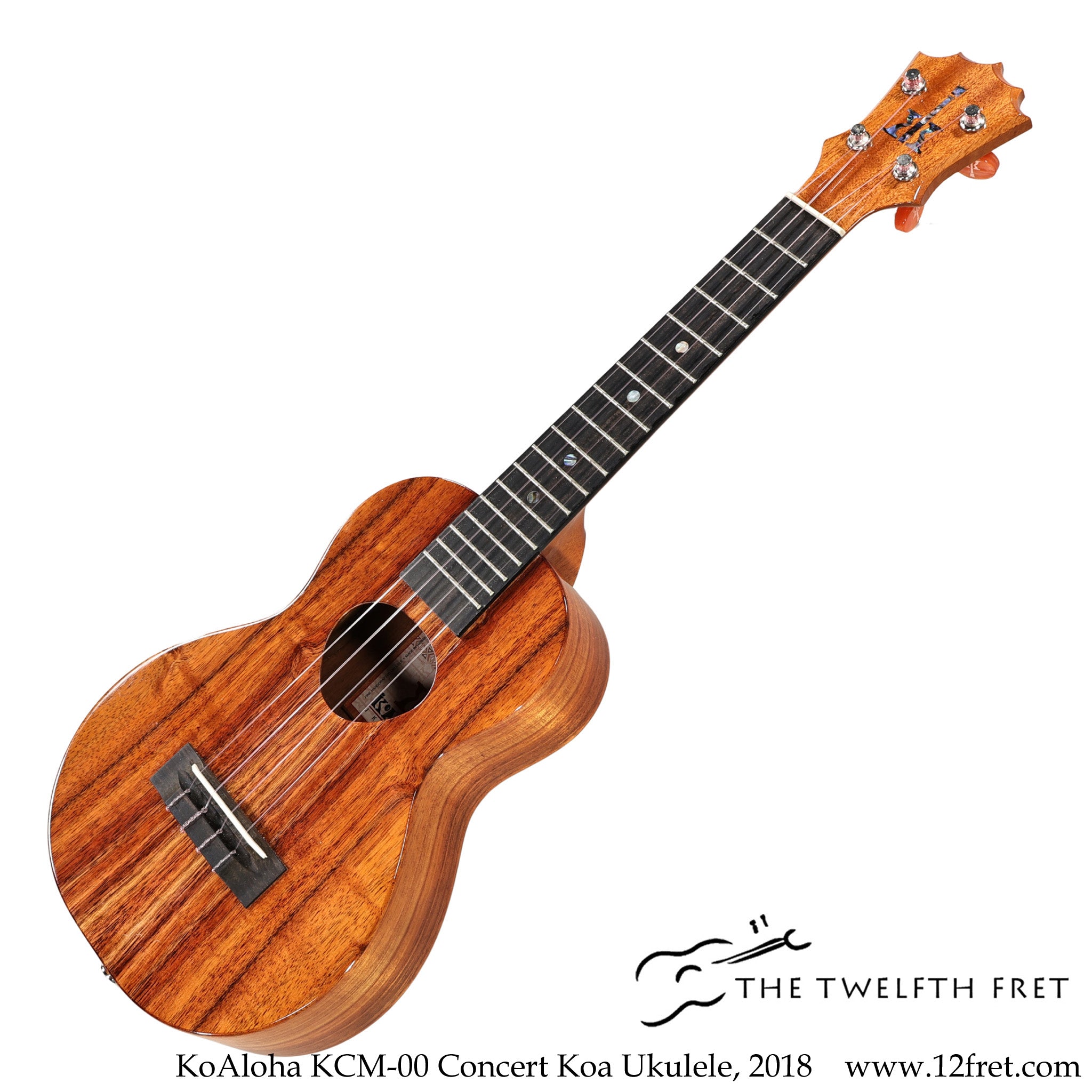 KoAloha KCM-00 Concert Koa Ukulele, 2018 - The Twelfth Fret