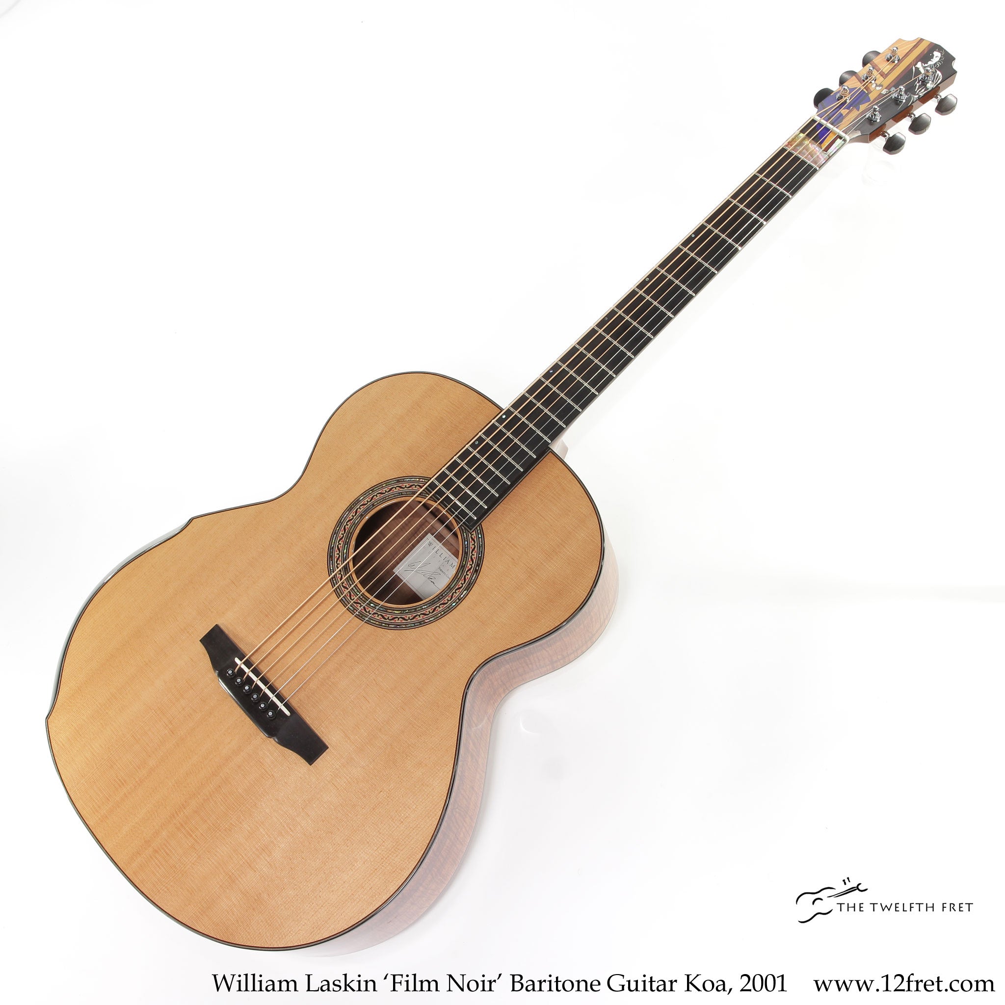 William Laskin 'Film Noir' Baritone Guitar Koa, 2001 - The Twelfth Fret