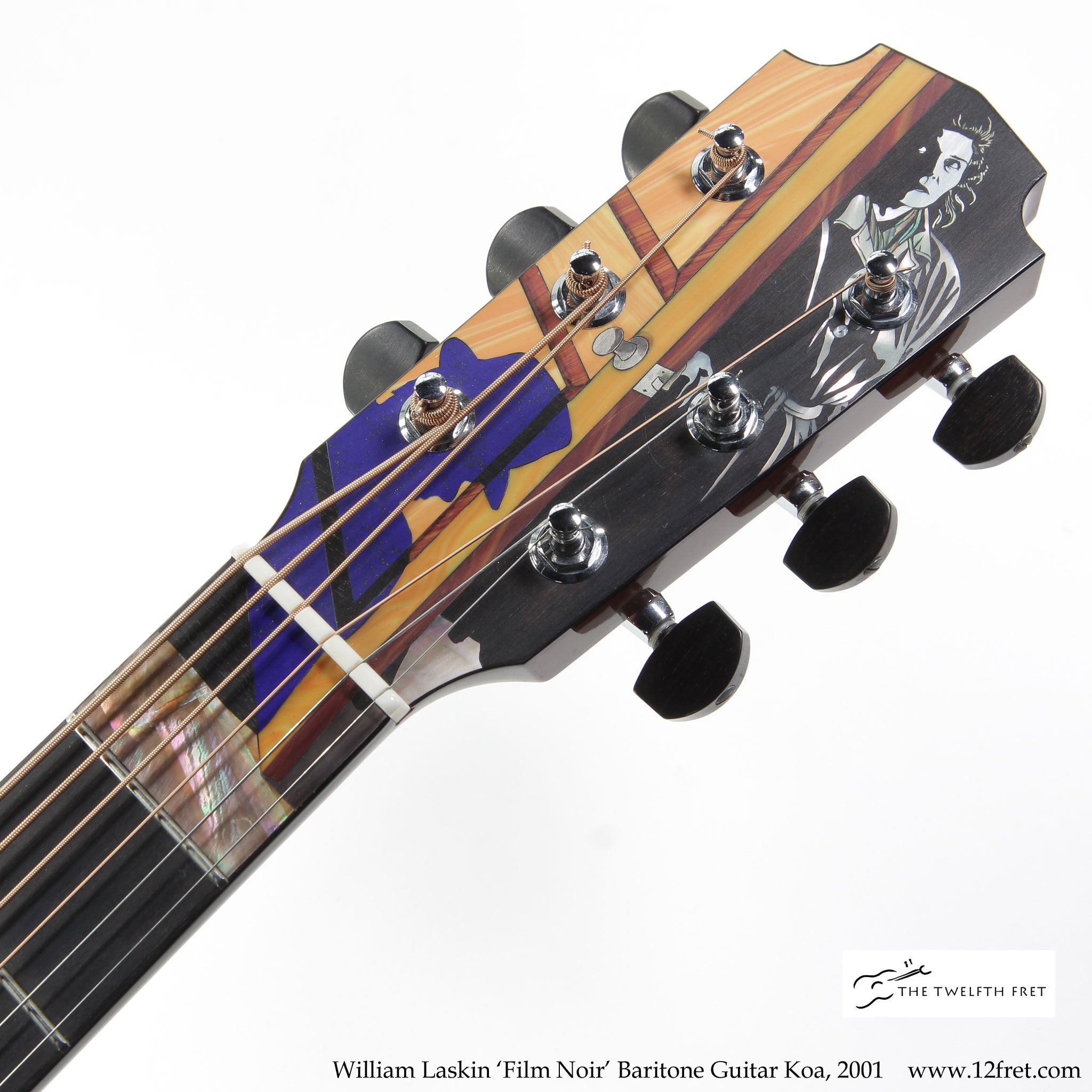 William Laskin 'Film Noir' Baritone Guitar Koa, 2001 - The Twelfth Fret