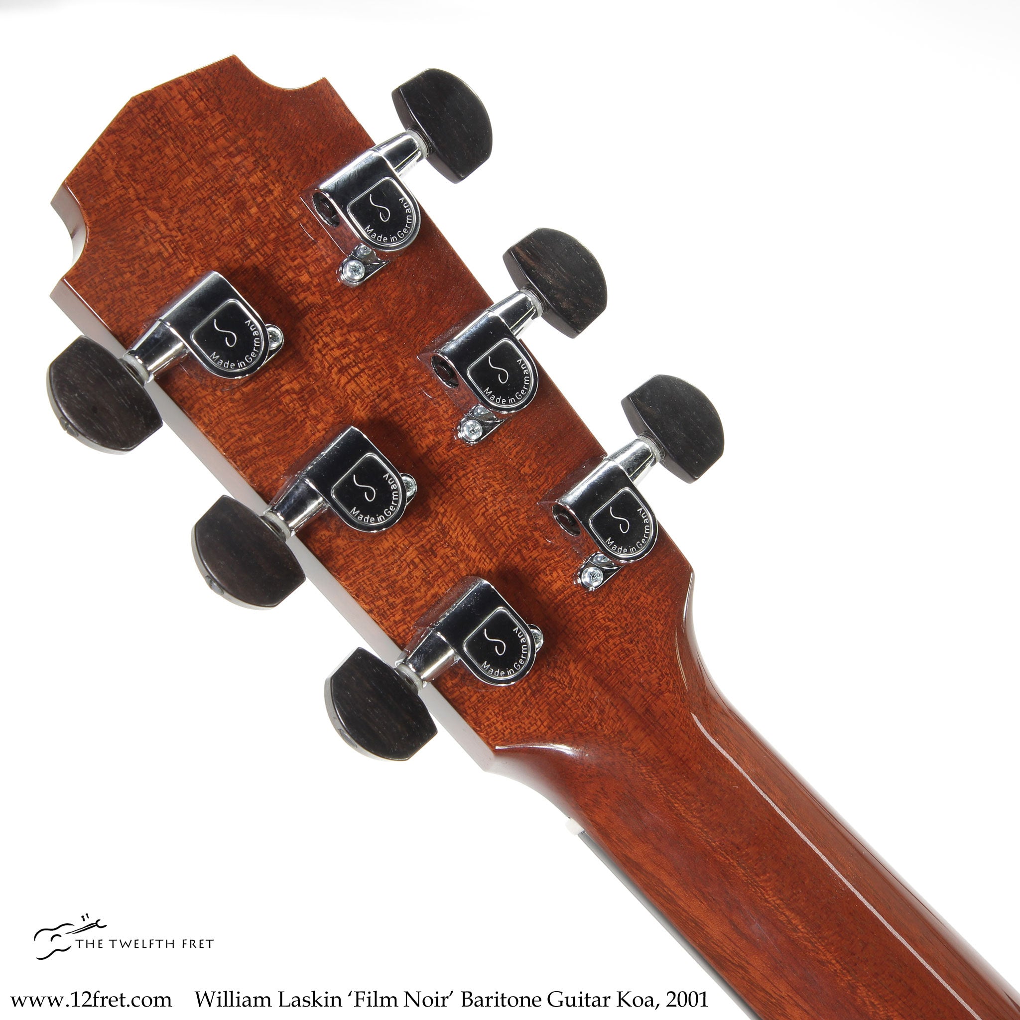 William Laskin 'Film Noir' Baritone Guitar Koa, 2001 - The Twelfth Fret