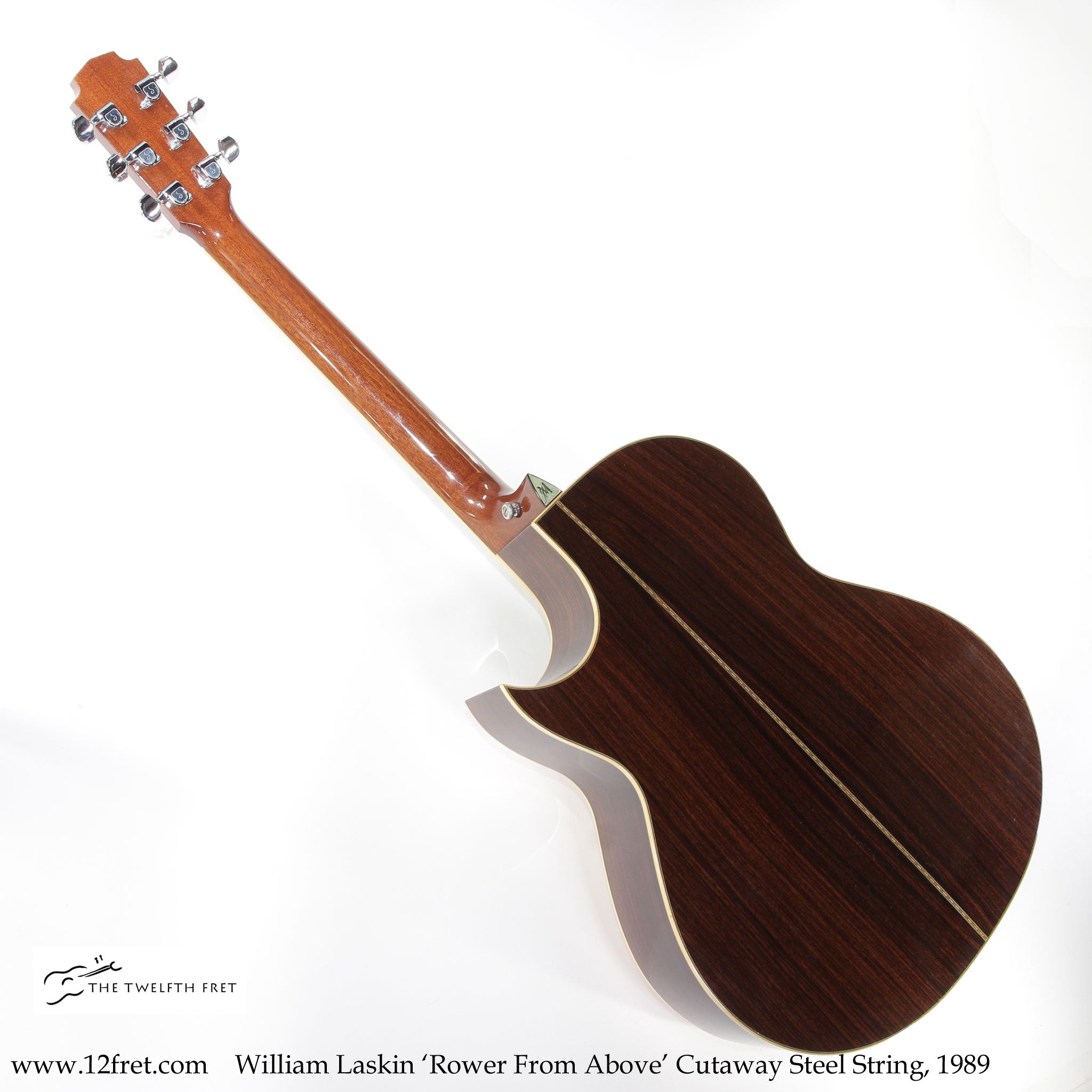 William Laskin 'Rower From Above' Cutaway Steel String, 1989 - The Twelfth Fret