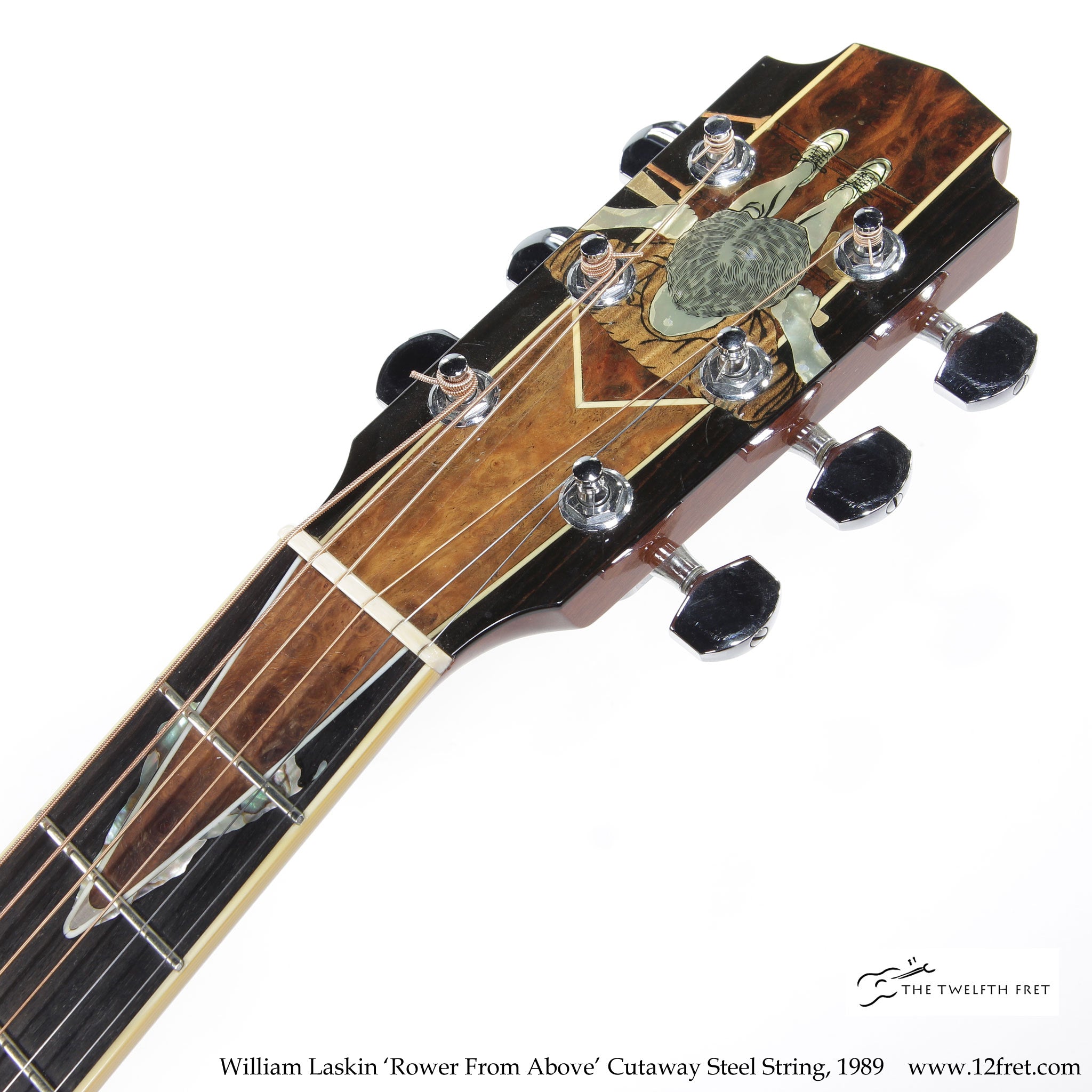 William Laskin 'Rower From Above' Cutaway Steel String, 1989 - The Twelfth Fret