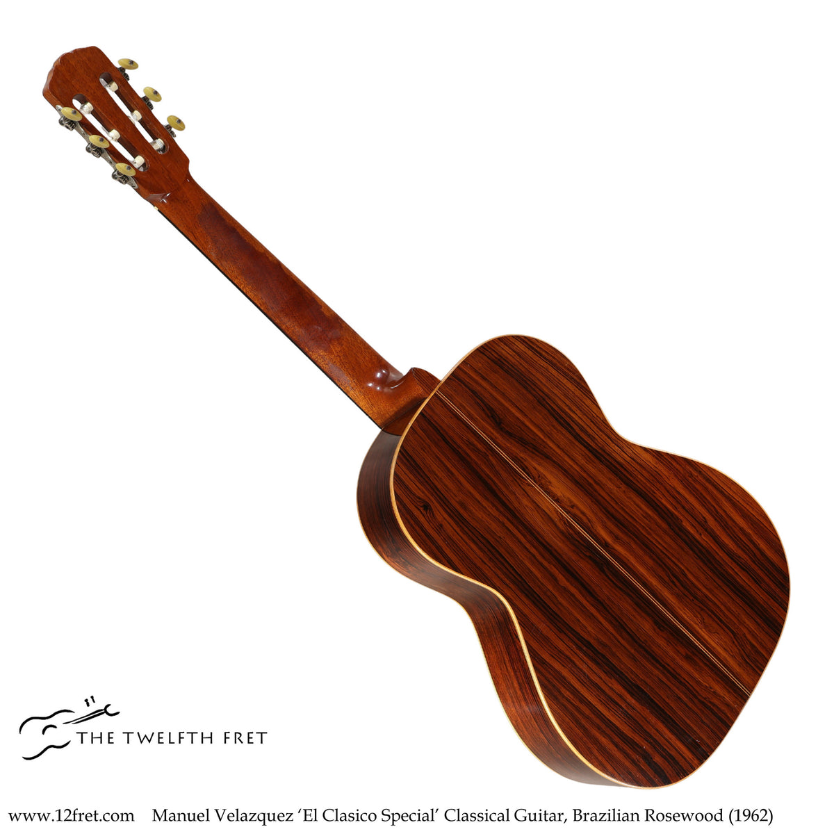 Manuel Velazquez 'El Clasico Special' Classical Guitar, Brazilian Rosewood (1962) - The Twelfth Fret