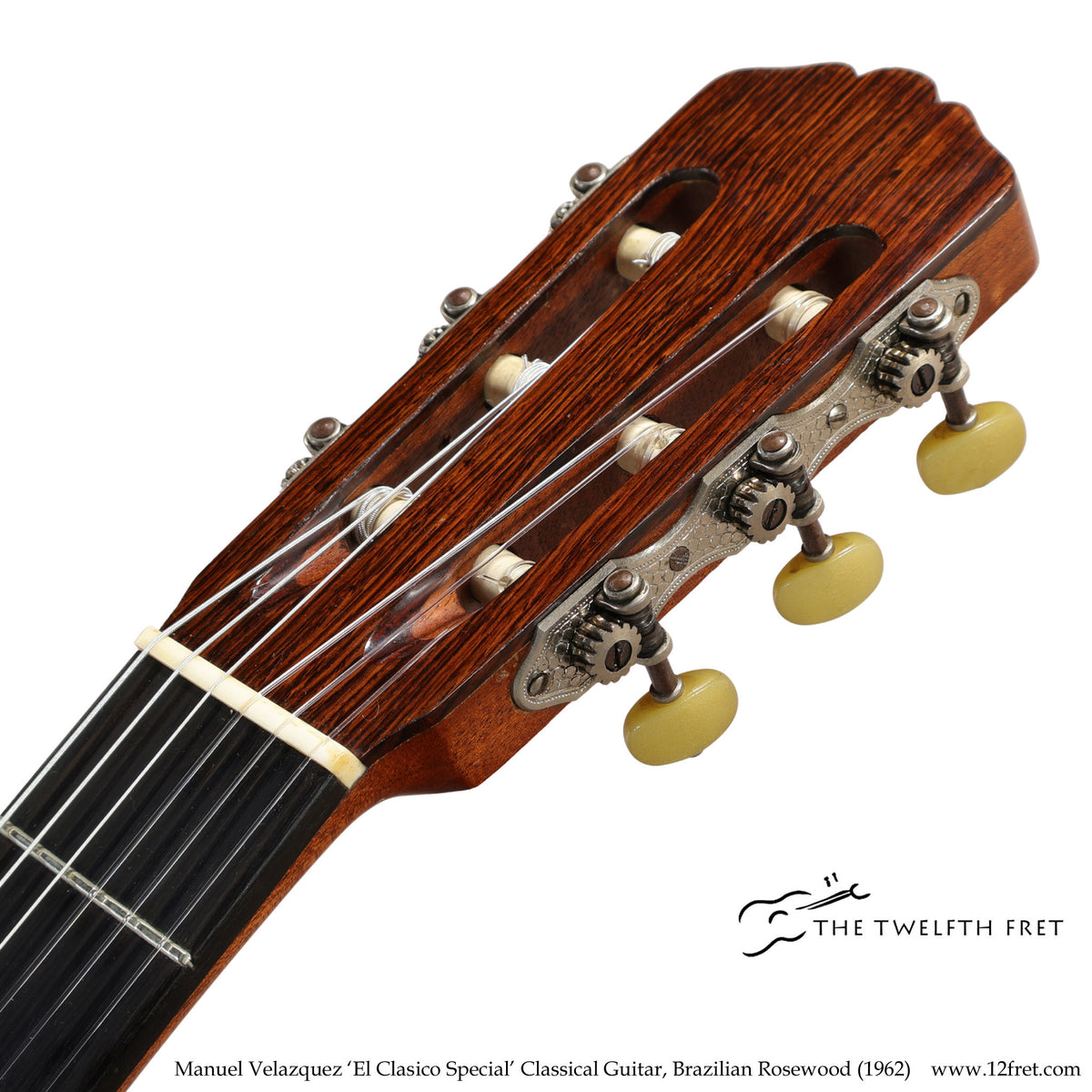 Manuel Velazquez 'El Clasico Special' Classical Guitar, Brazilian Rosewood (1962) - The Twelfth Fret