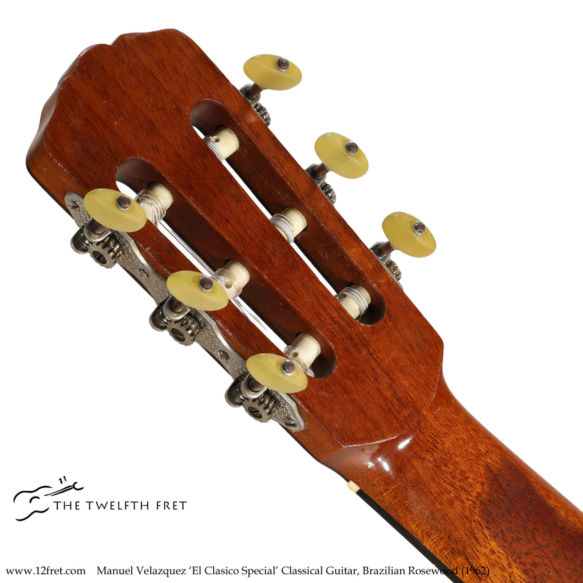 Manuel Velazquez 'El Clasico Special' Classical Guitar, Brazilian Rosewood (1962) - The Twelfth Fret