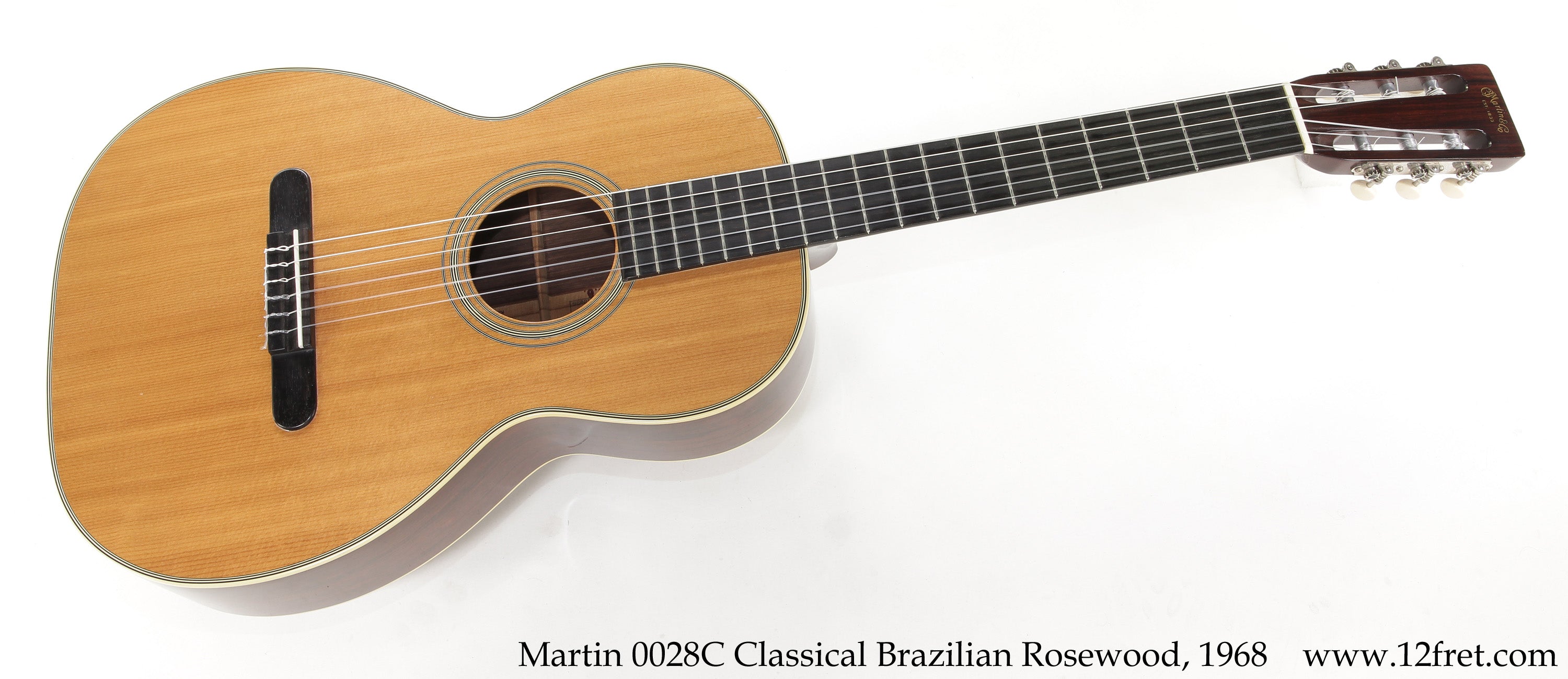 Martin 00-28C Classical Brazilian Rosewood, 1968 - The Twelfth Fret