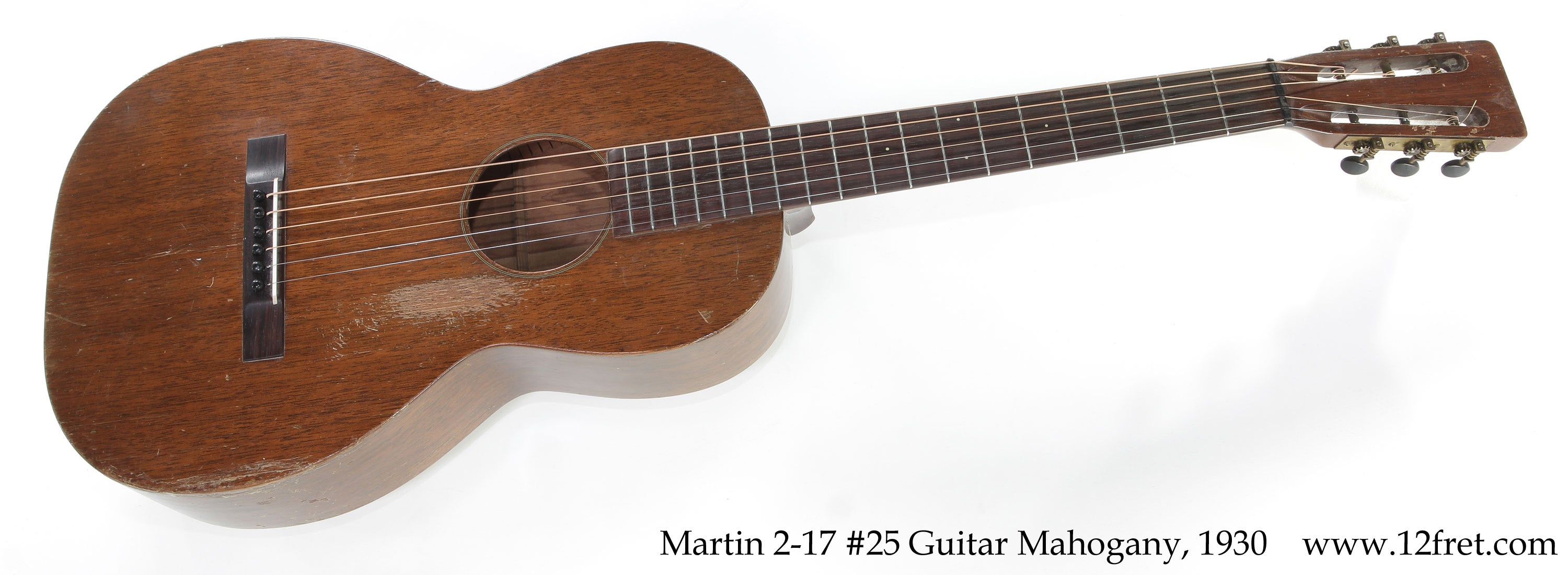 Martin 2-17 #25 Guitar Mahogany, 1930  - The Twelfth Fret