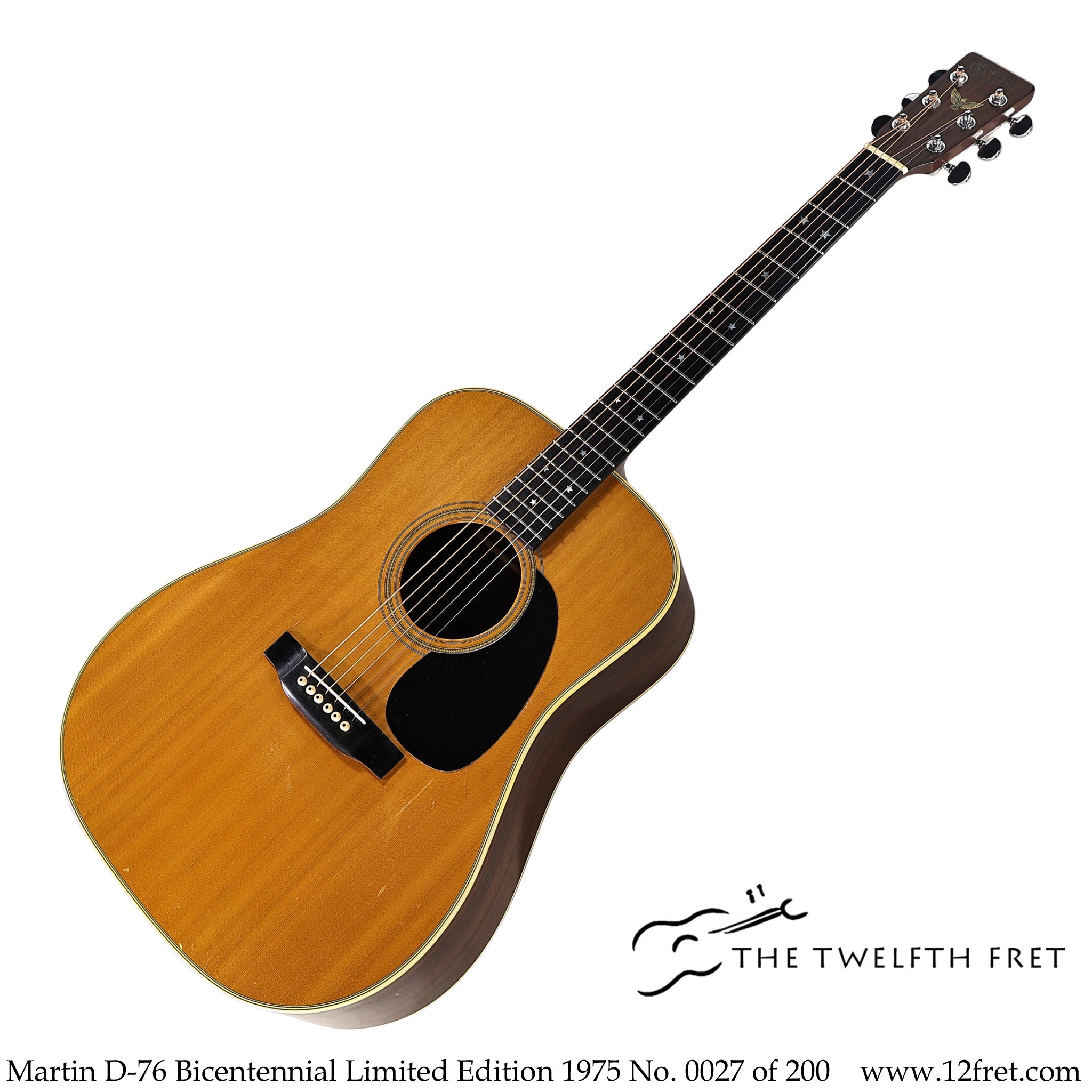 Martin D-76 Bicentennial Limited Edition 1975 No. 0027 of 200 - The Twelfth Fret
